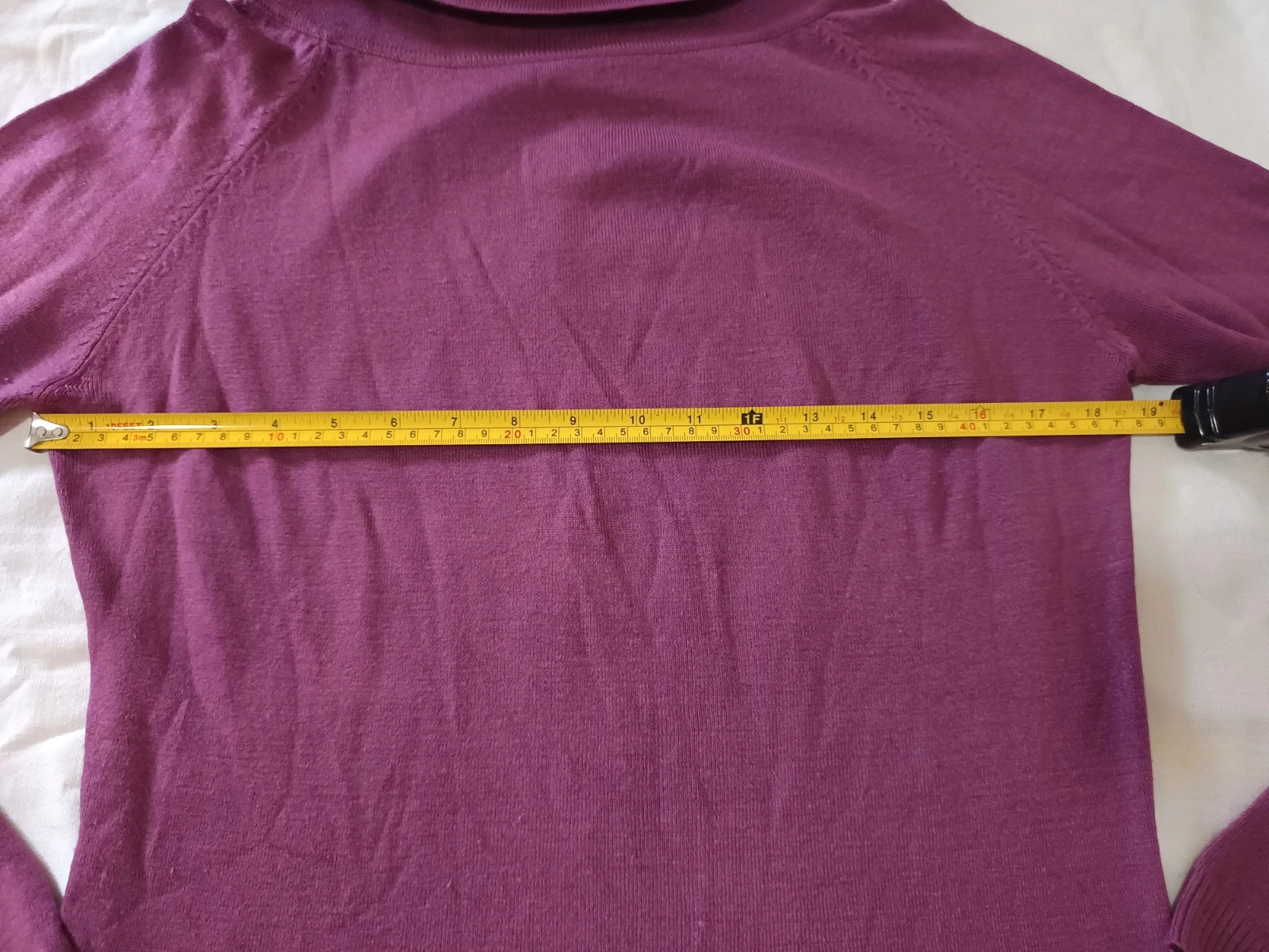 Jersey de Punto Fino con Cuello Vuelto – taille XXL / 44 / 16 3