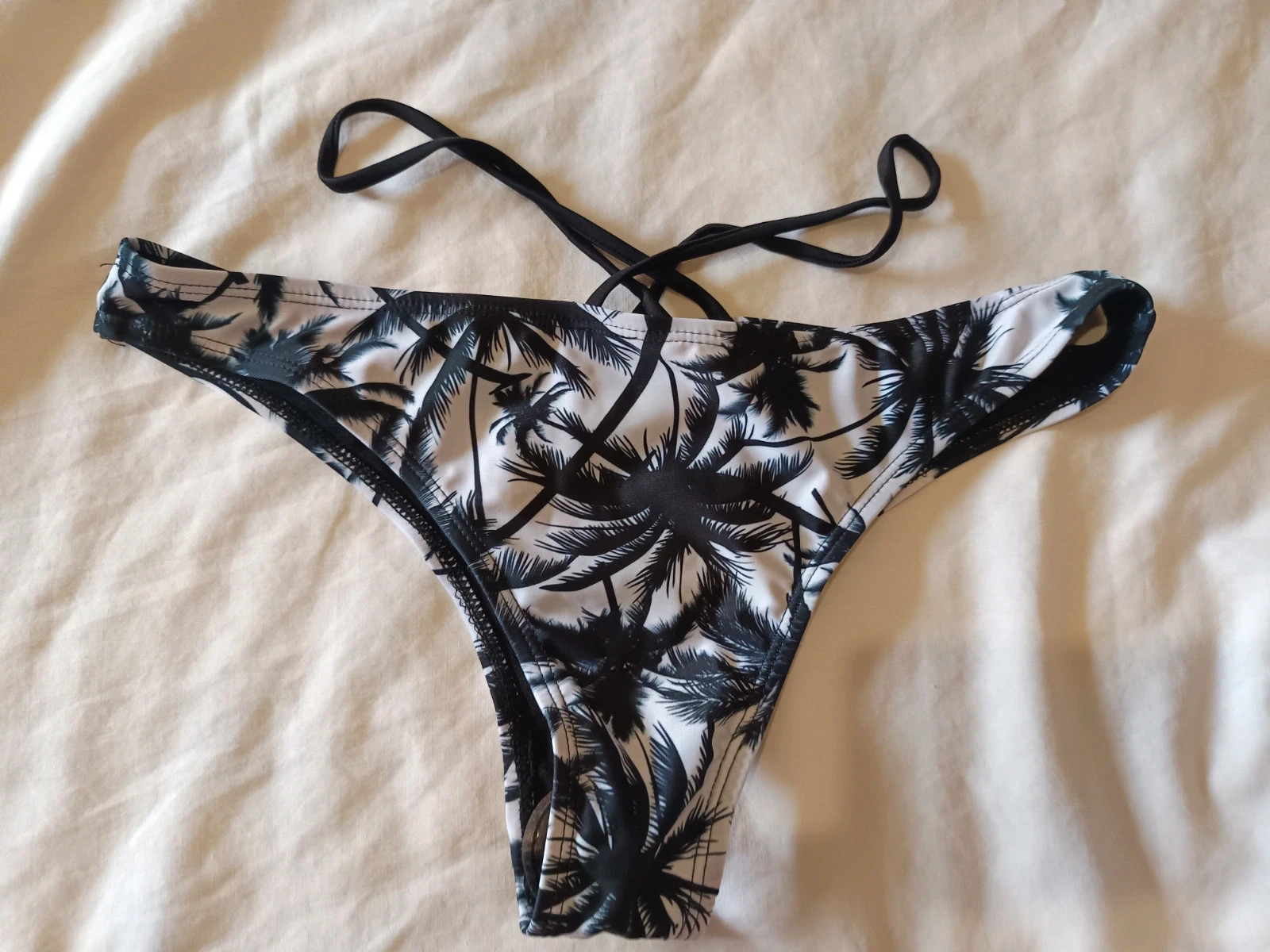 Braguita Bikini Estampa Palmeras XL Nuevo | Tropical – taille XL / 42 / 14 2