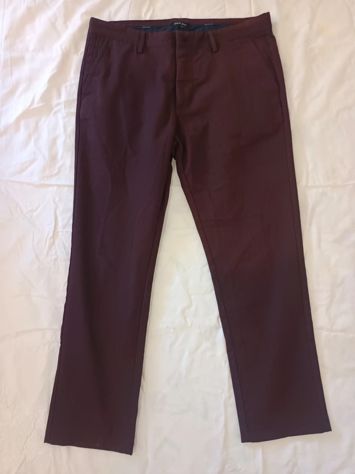 Pantalón Chino Granate / Burdeos Koyote Jeans Talla 44 – Micro-textura Estilo Vintage / Casual – koyote jeans – taille L 5