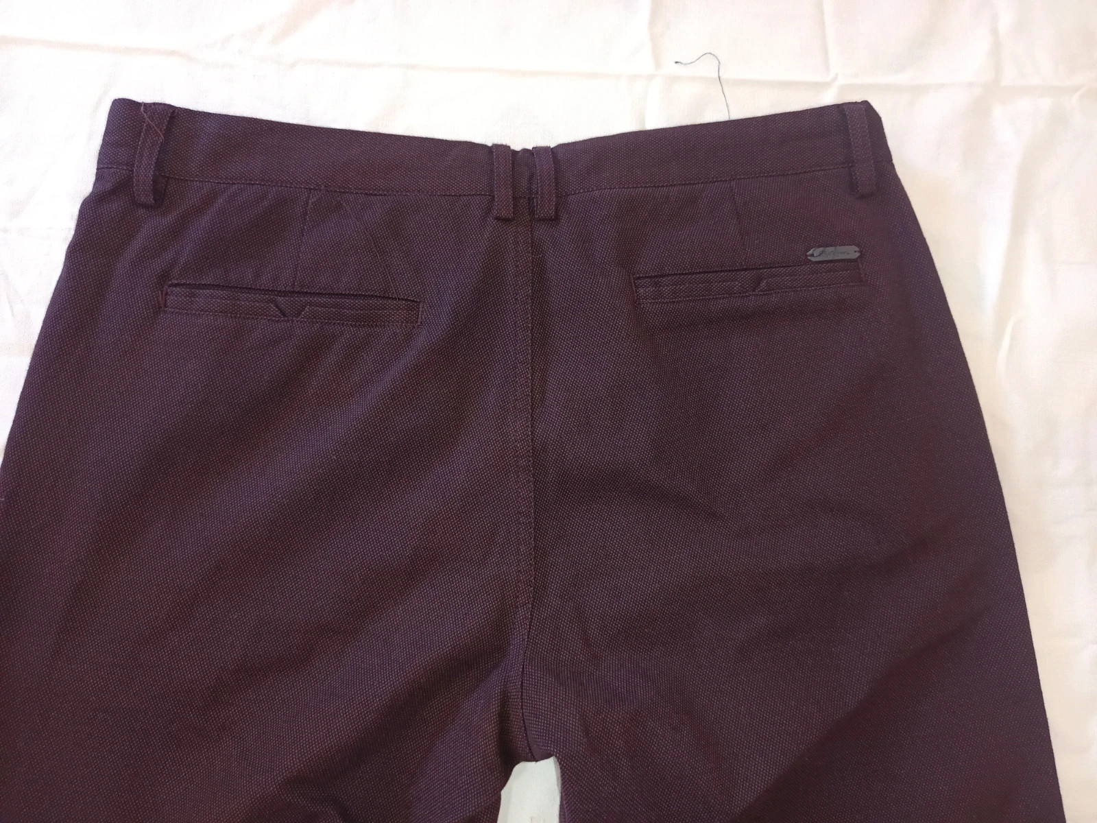 Pantalón Chino Granate / Burdeos Koyote Jeans Talla 44 – Micro-textura Estilo Vintage / Casual – koyote jeans – taille L 3