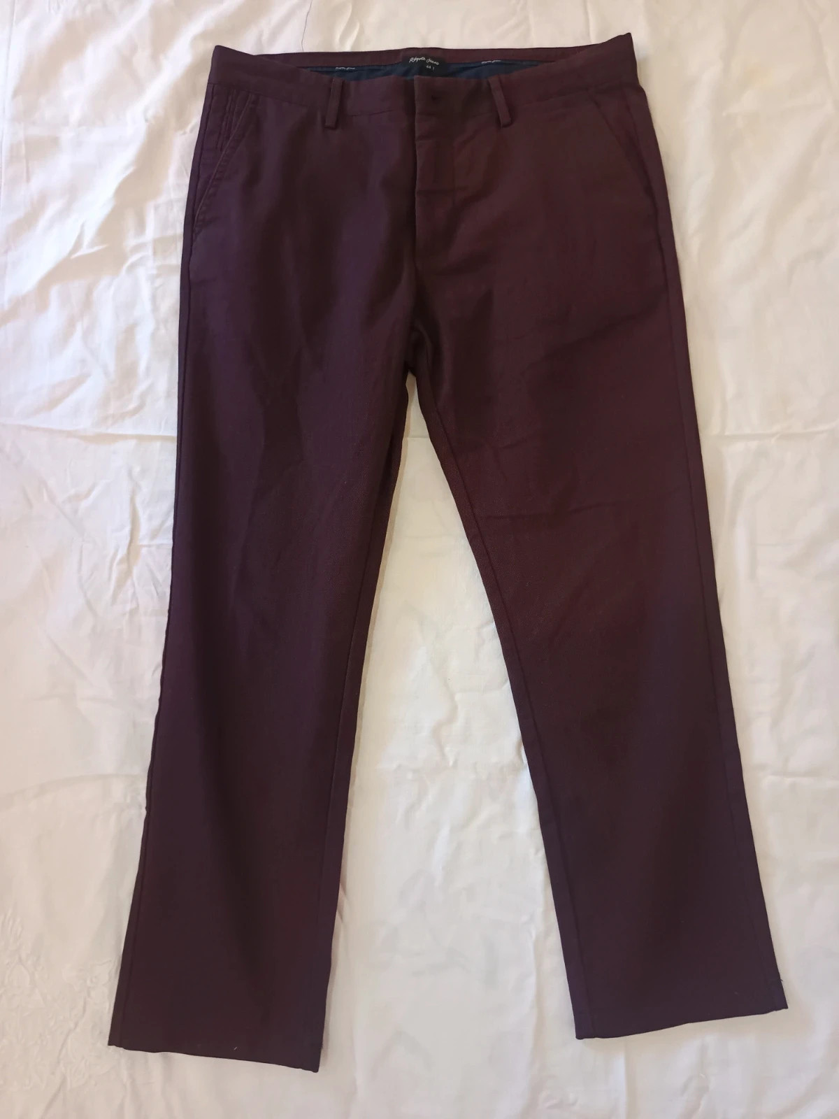 Pantalón Chino Granate / Burdeos Koyote Jeans Talla 44 – Micro-textura Estilo Vintage / Casual – koyote jeans – taille L 4