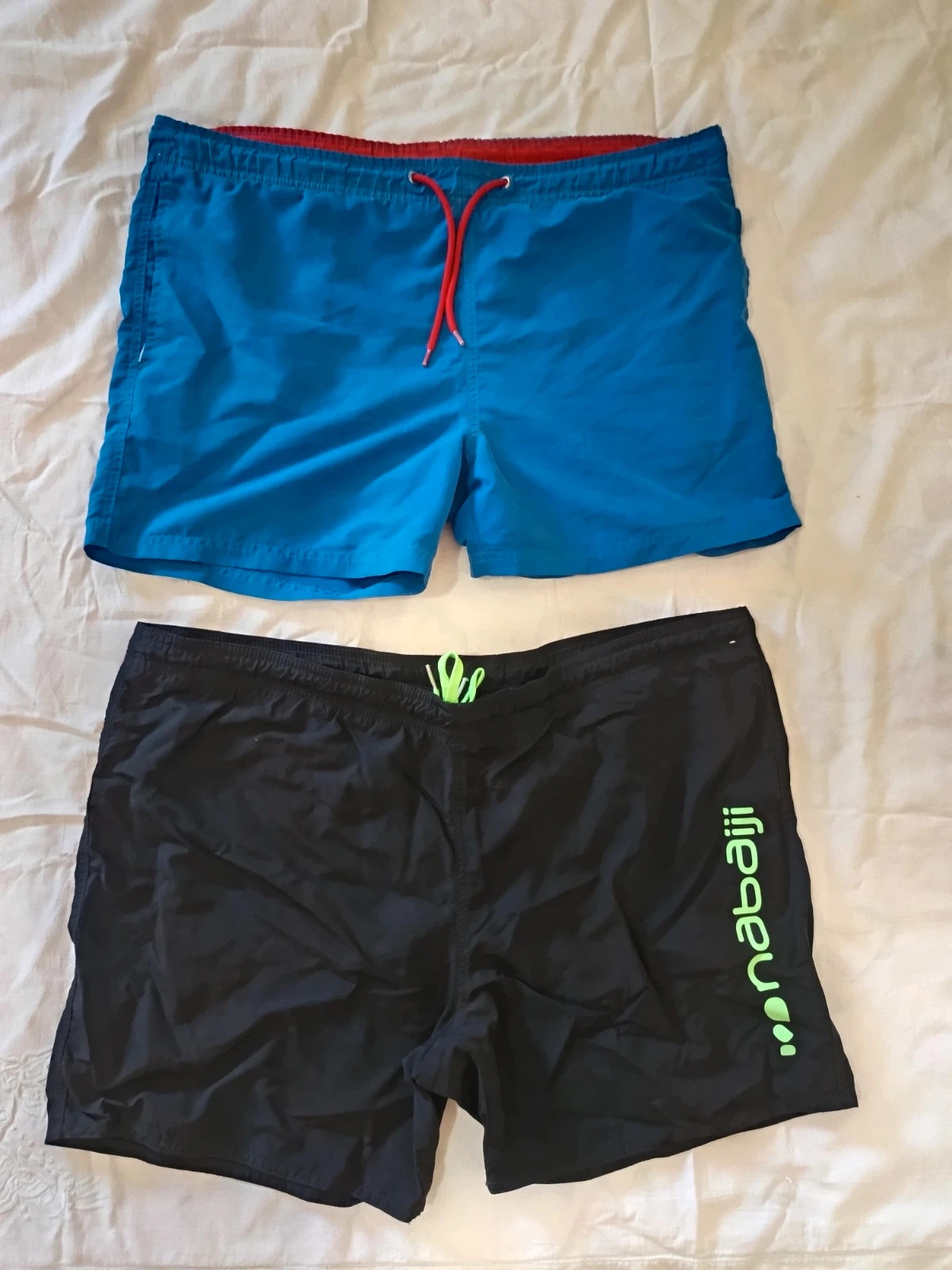Lote / Pack 2 Bañadores Hombre Nabaiji + Azul | Talla XL / L (49-50 cm)
