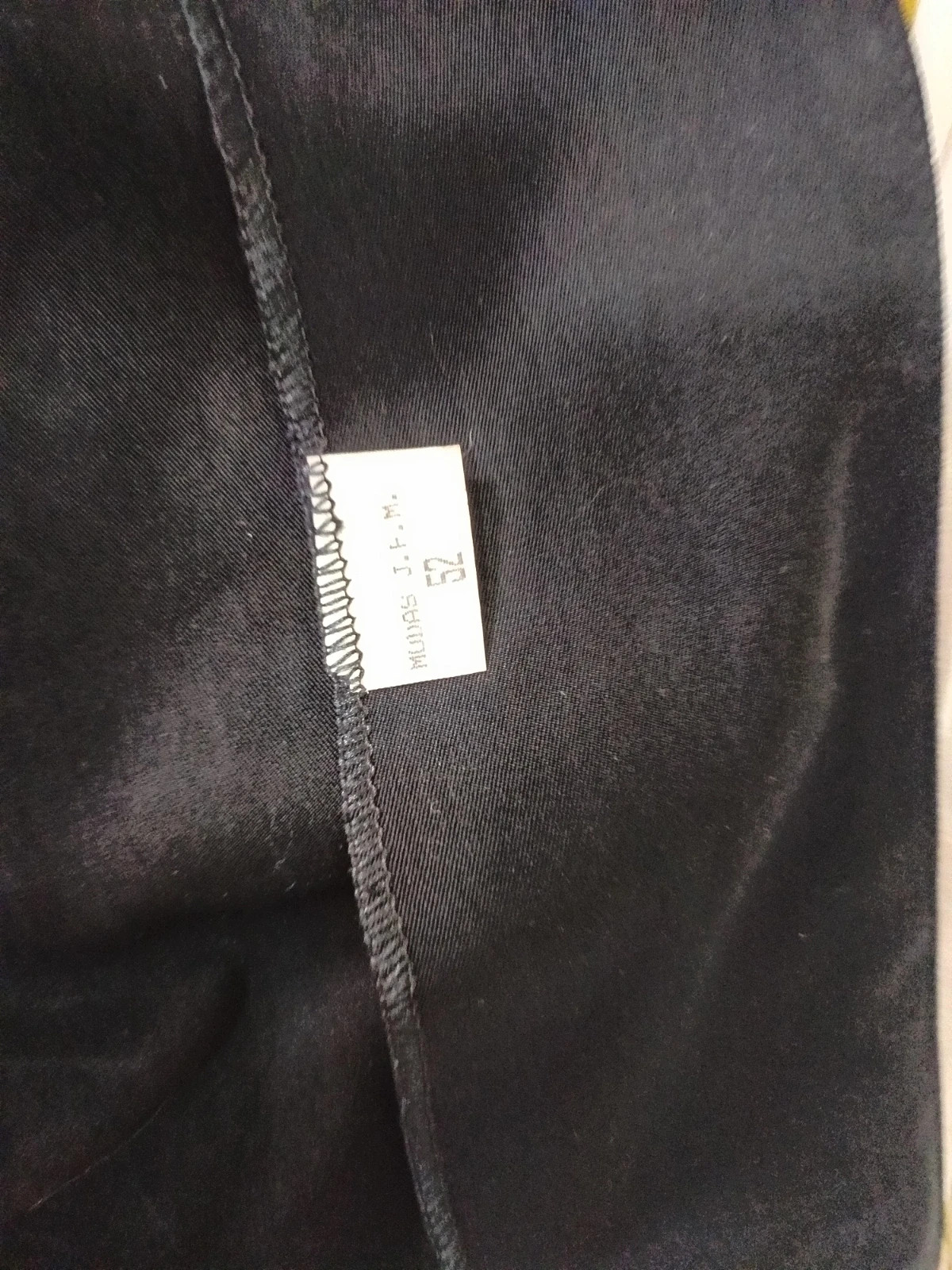 Chaqueta Larga / Kimono Negro Vintage Elegante – Talla Grande (52) – JFM – taille 4XL 4