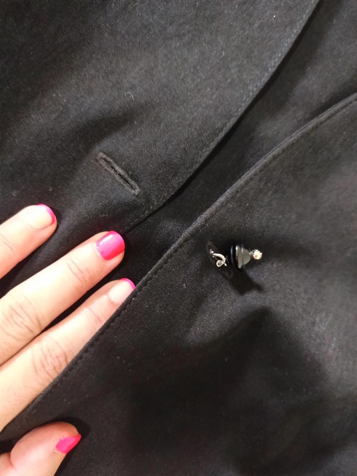 Chaqueta Larga / Kimono Negro Vintage Elegante – Talla Grande (52) – JFM – taille 4XL 3