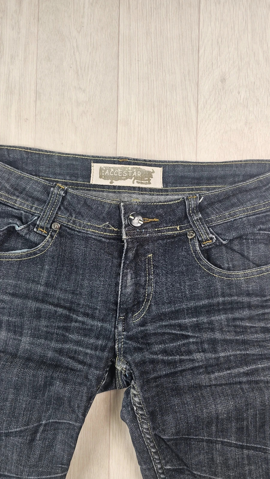 Short En Jean, Big Brodure Accestar Vintage – Vintage Dressing – taille L 5