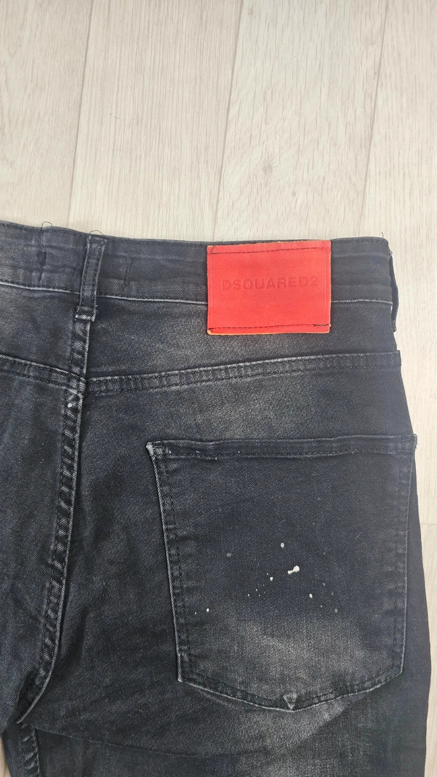 Bermuda Dsquared2 noir patches style distressed homme W38 – Dsquared2 – taille W36 | FR 46 5