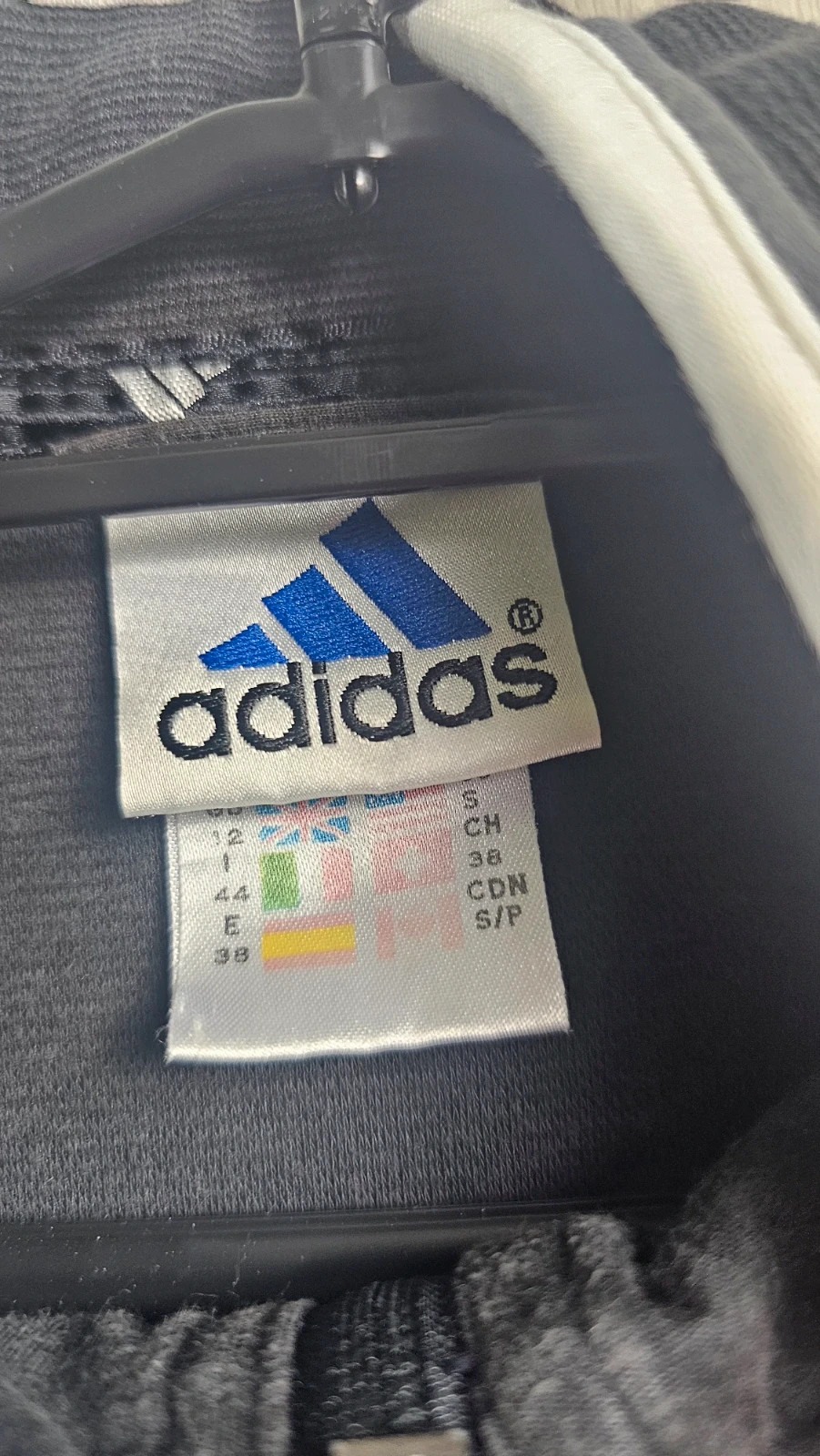 Veste Adidas noire et blanche vintage homme S (FR 40) – adidas – taille S 3