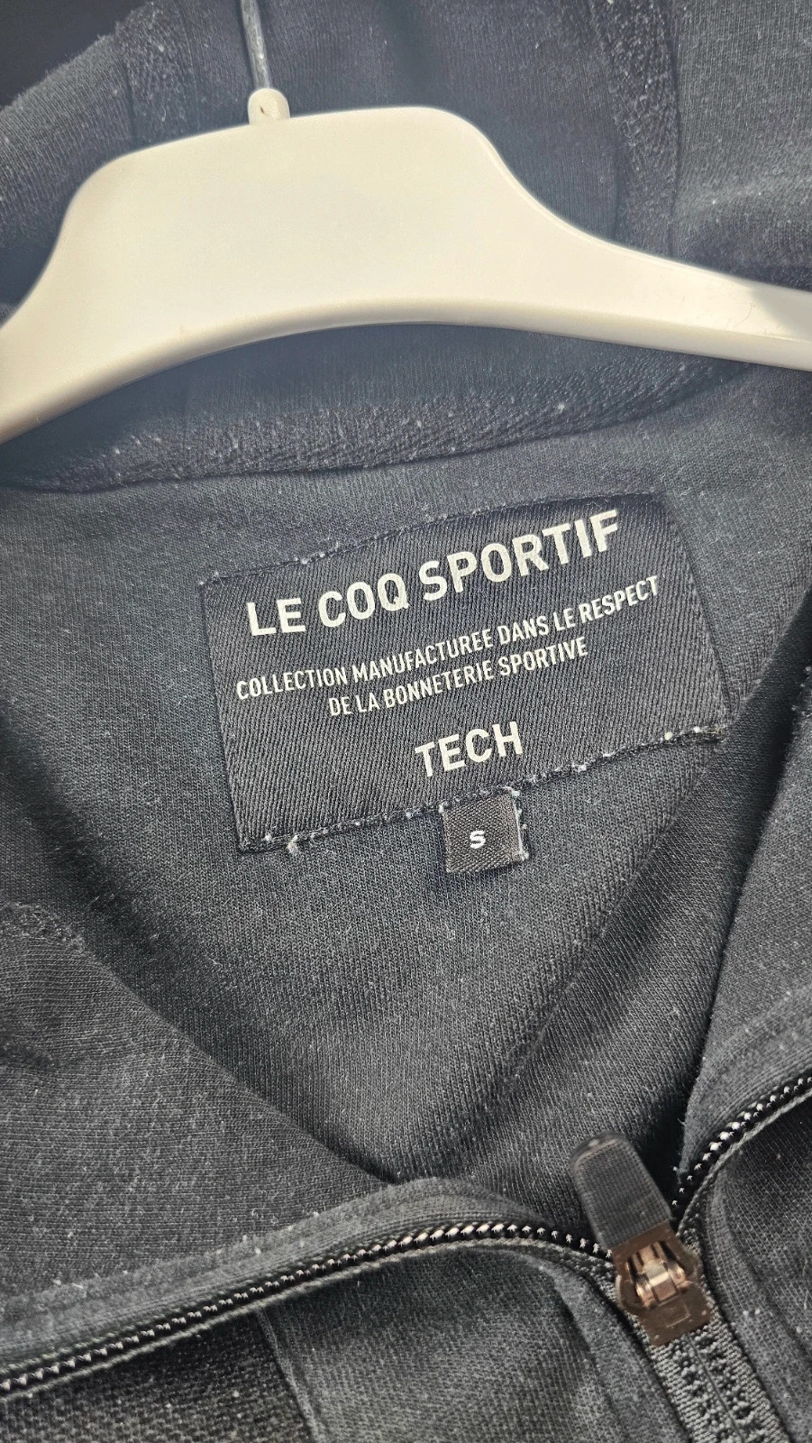 🖤 Sweat quart zip à capuche Le Coq Sportif – Taille S – Le Coq Sportif – taille S 5