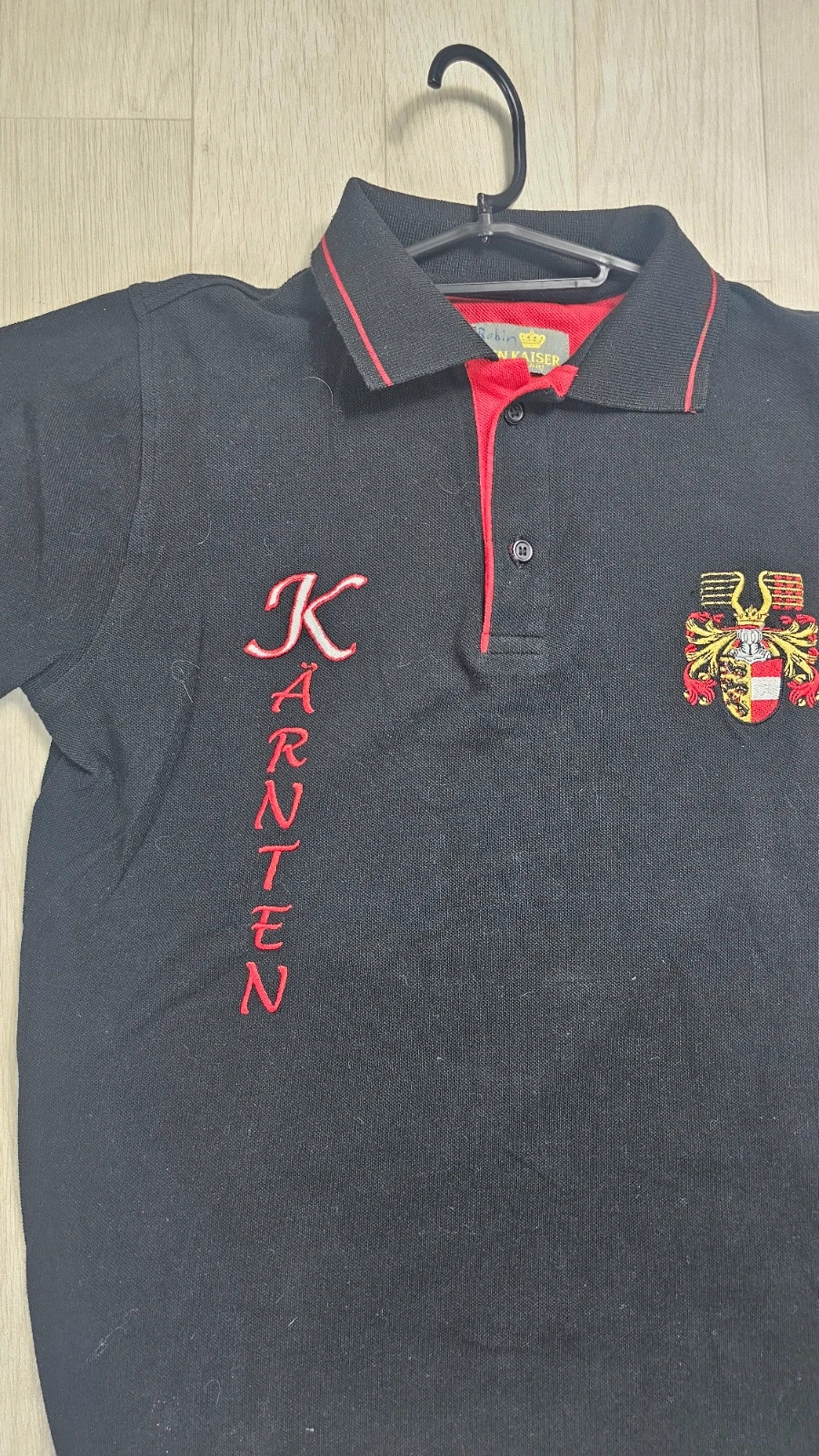 Polo Carinthia homme Trachten Kaiser coton S – Vintage Dressing – taille S 4