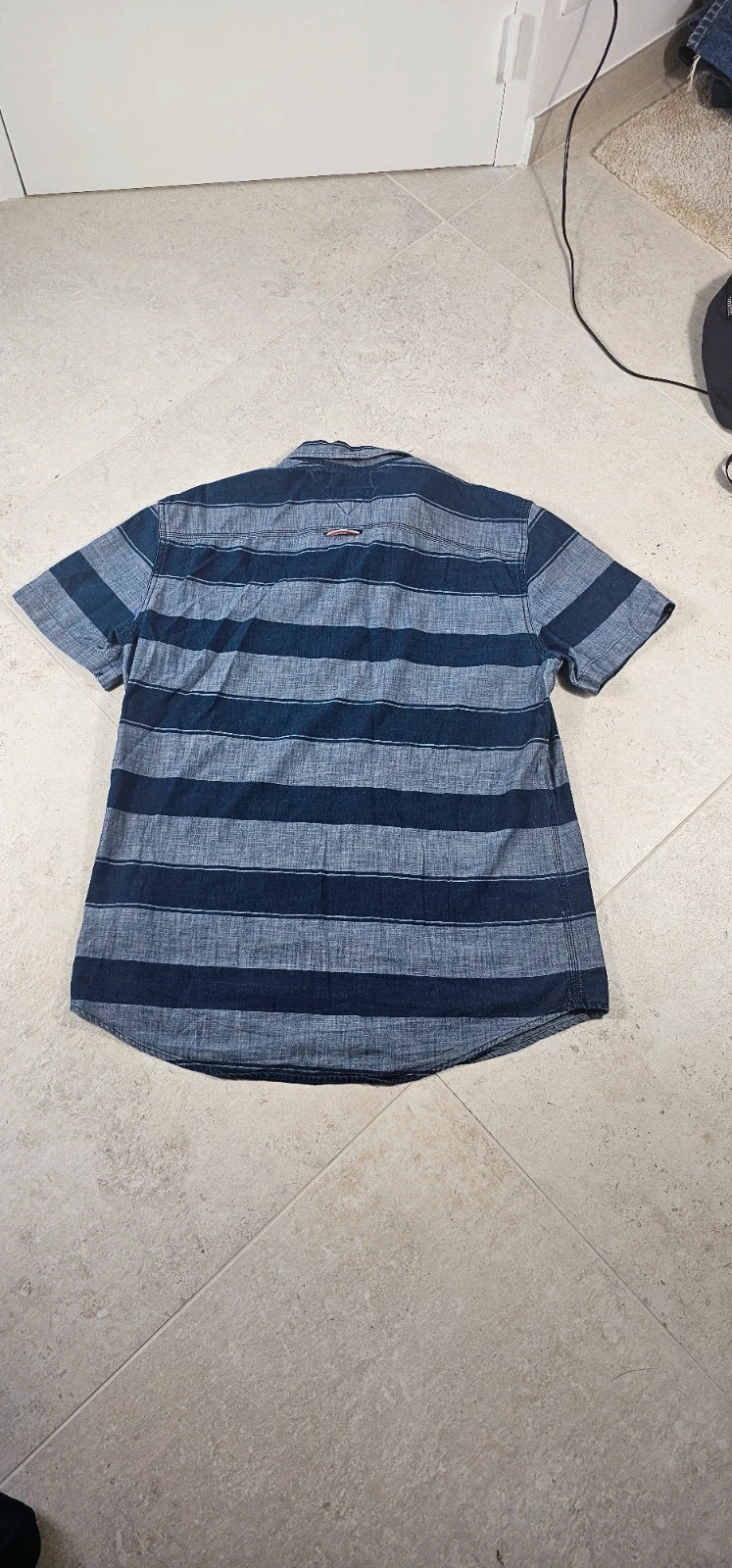 Chemise Tommy Hilfiger – Motif Bandes Verticales – Homme XL 🇺🇸 – Tommy Hilfiger – taille XL 2