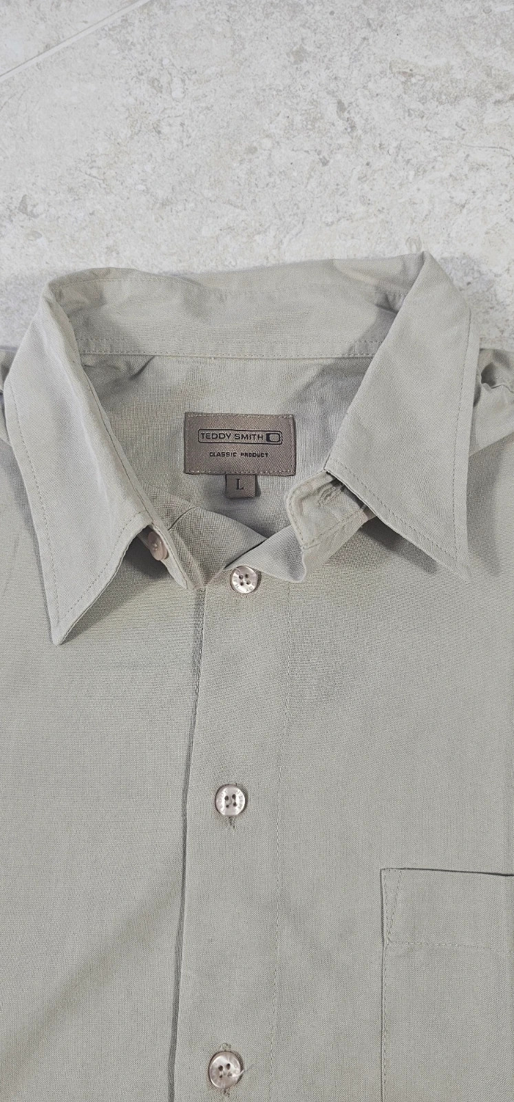 Chemise Teddy Smith Crème – Homme Taille L 🤍 – Teddy Smith – taille L 3