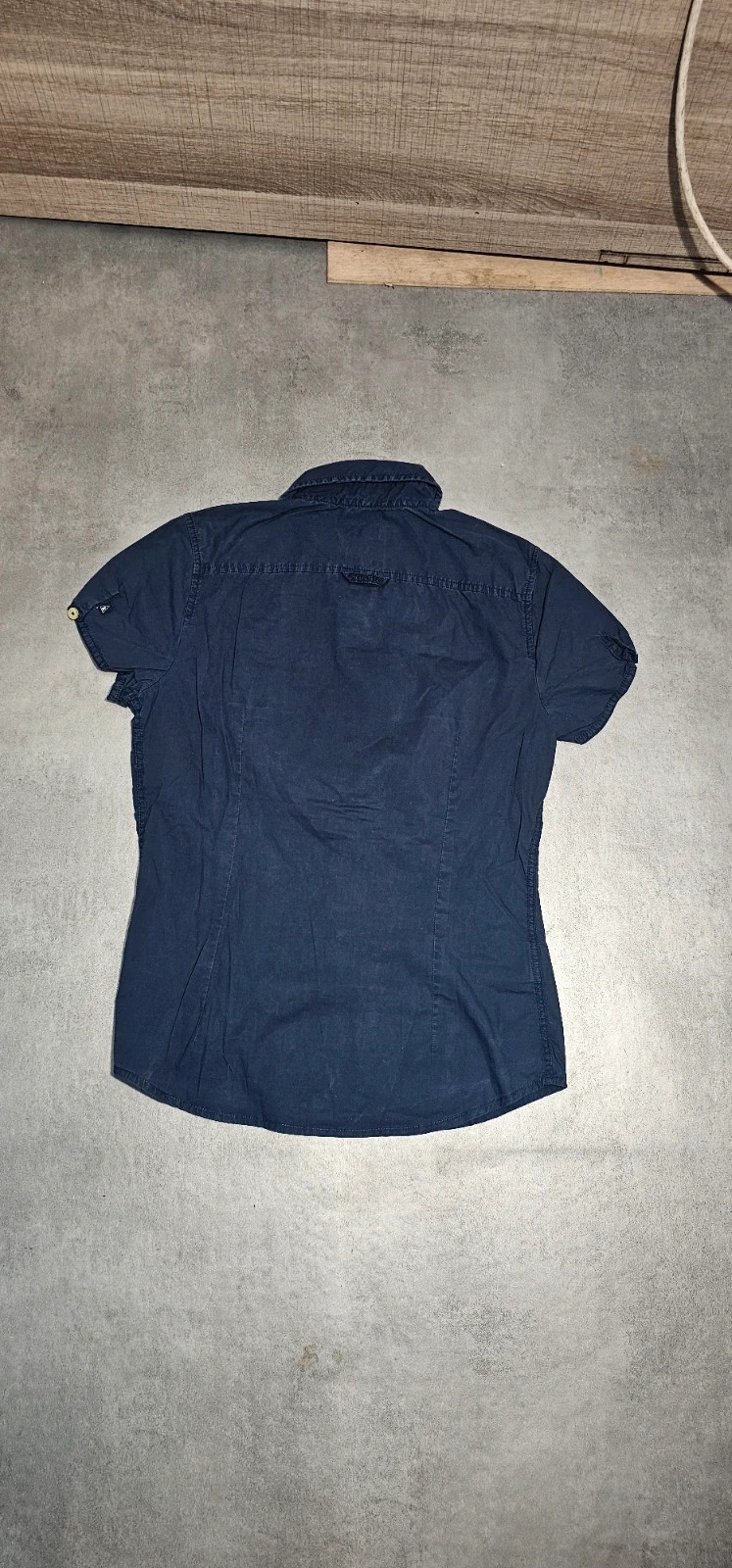 Chemise Gaastra manches courtes bleu marine nautique homme S – Vintage Dressing – taille S 2