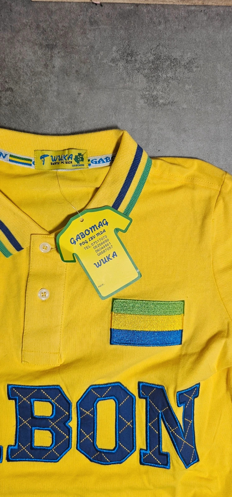 Maillot Gabon jaune neuf avec étiquette taille S – Vintage Dressing – taille S 3