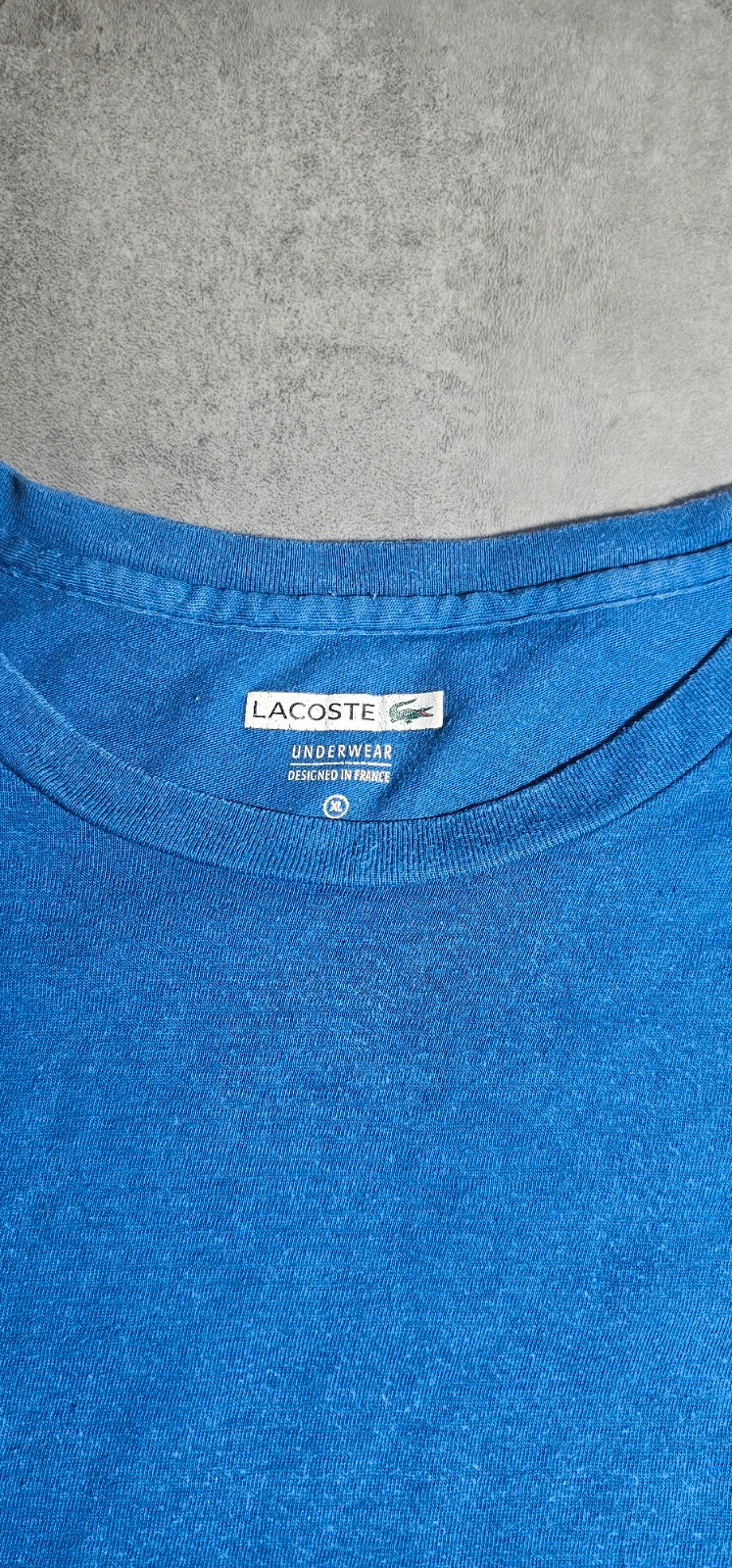 T-shirt Lacoste bleu foncé homme XL – Lacoste – taille XL 3