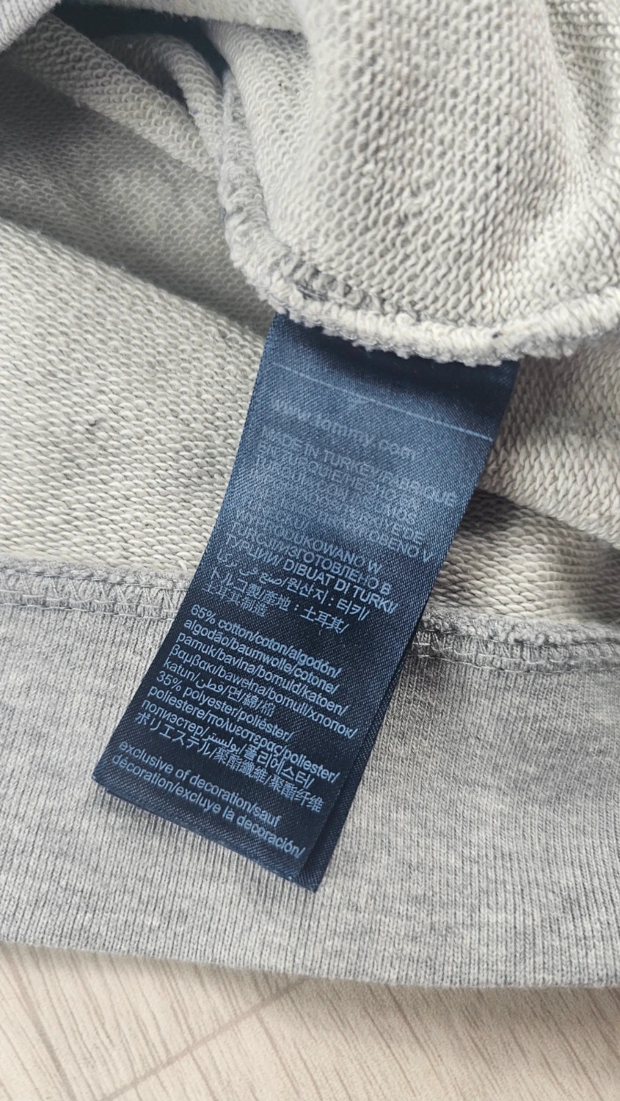 Sweat Tommy Hilfiger Gris ~S – Tommy Hilfiger – taille S 5