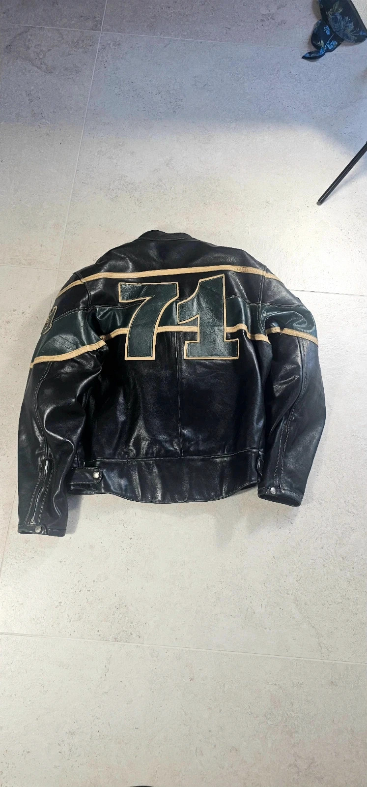 Blouson Moto Helstons Cuir Noir Homme~M – Helstons – taille M 2