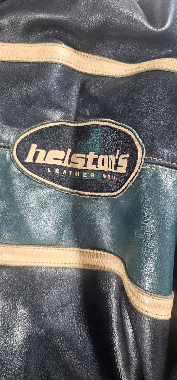 Blouson Moto Helstons Cuir Noir Homme~M – Helstons – taille M 3