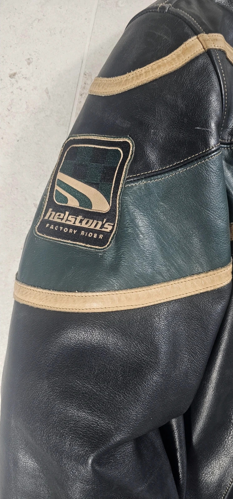 Blouson Moto Helstons Cuir Noir Homme~M – Helstons – taille M 4