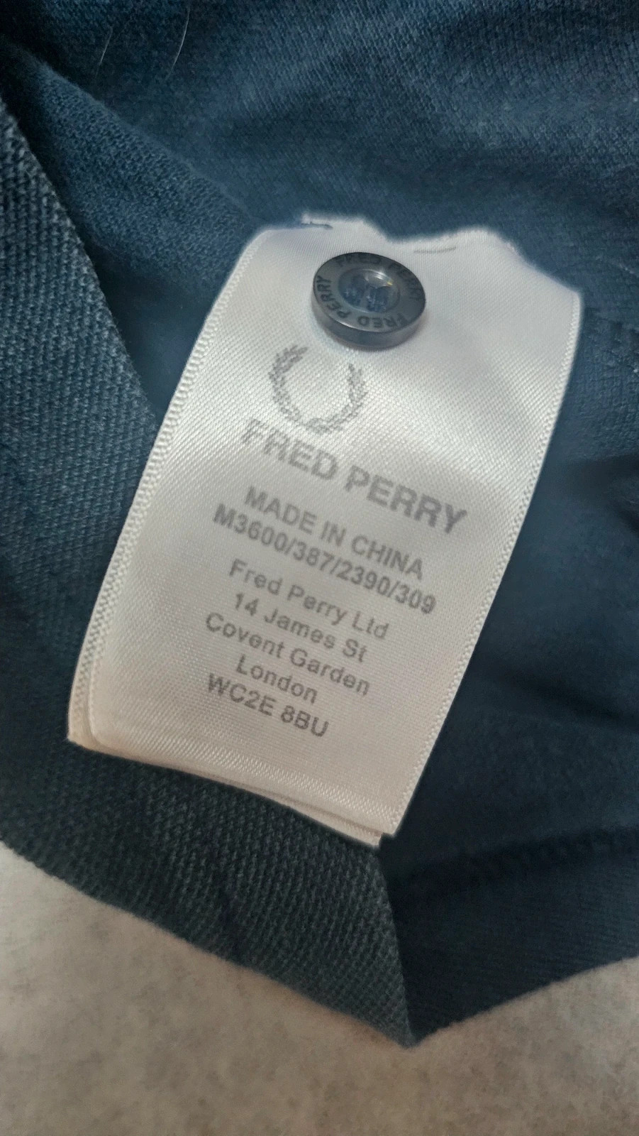 Polo Fred Perry bleu marine homme L – Fred Perry – taille L 4