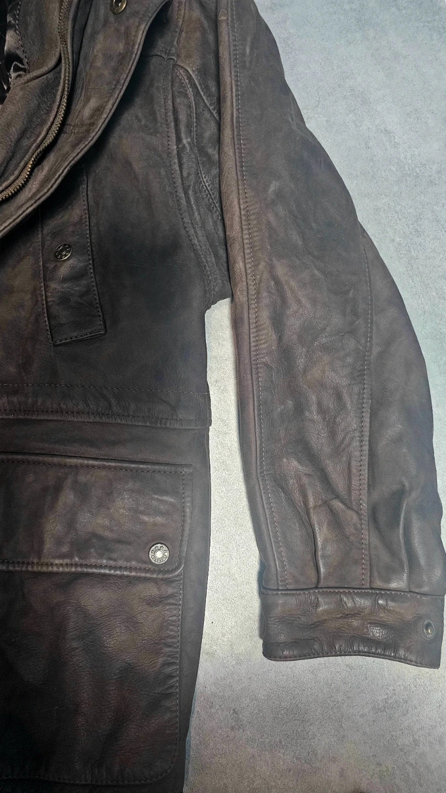🧥 Veste en cuir Biker’s – Taille M – Biker's – taille M 5