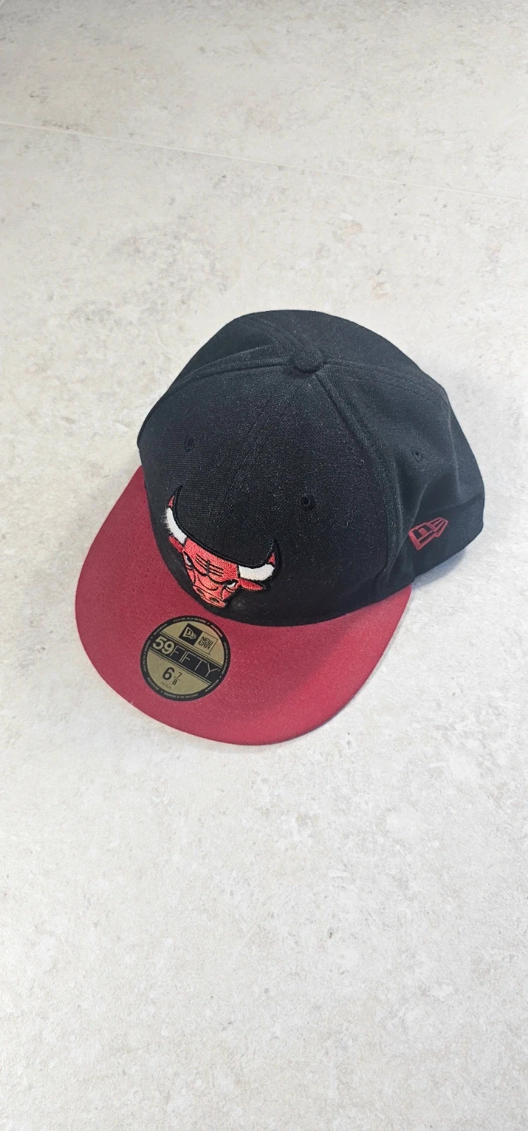 Casquette New Era NBA Chicago Noir&Rouge Logo Taureau
