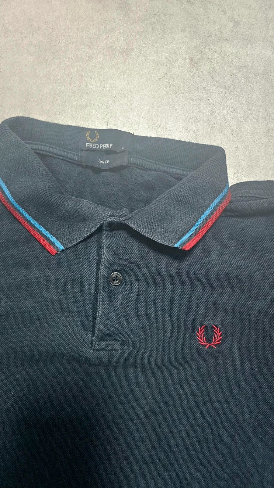 Polo Fred Perry Marine~L – Fred Perry – taille L 4
