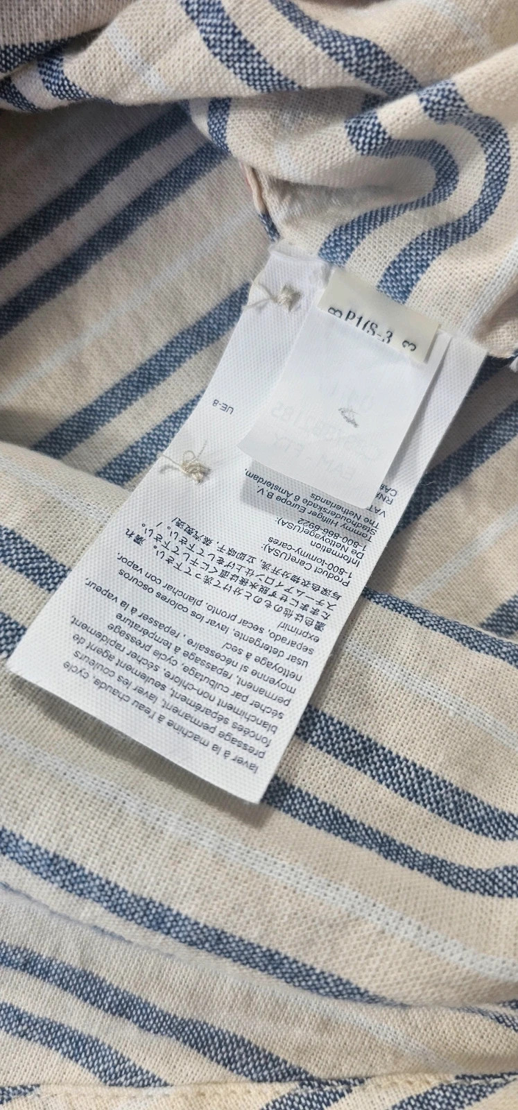 👔 Chemise Tommy Hilfiger blanche à rayures – Taille XL – Tommy Hilfiger – taille XL 5