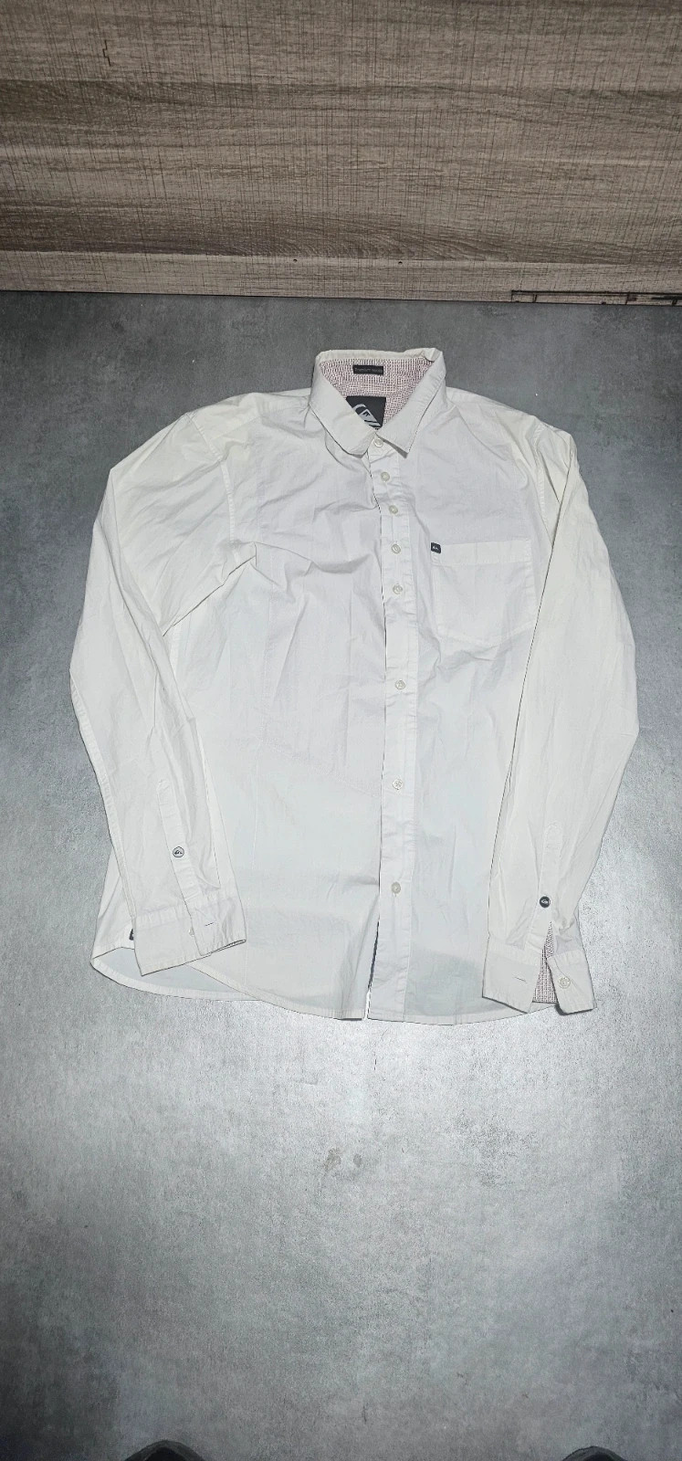 👔 Chemise Quiksilver blanche – Taille L