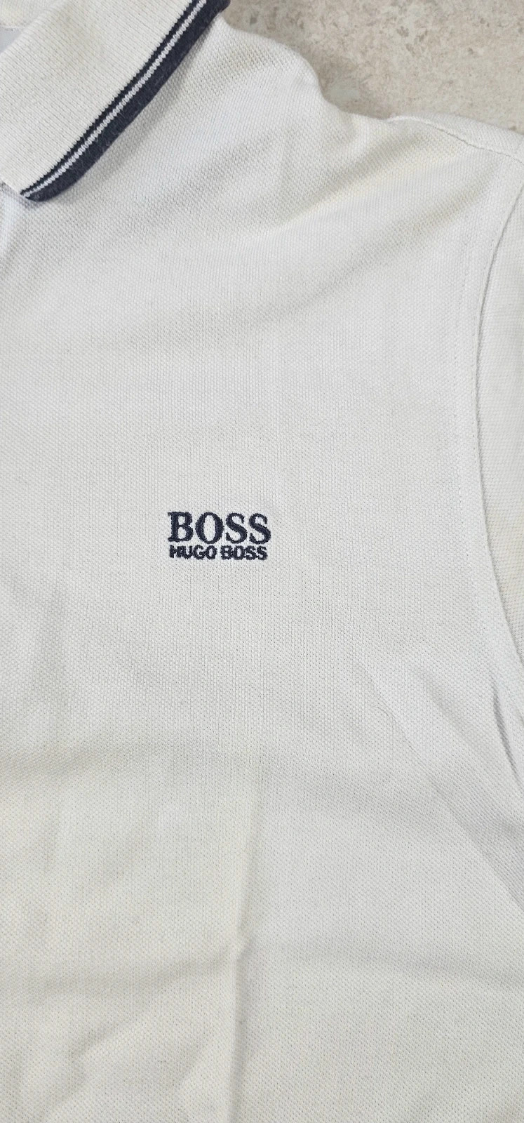 👕 Polo Hugo Boss blanc – Homme – Taille XS – Hugo Boss – taille XS 4