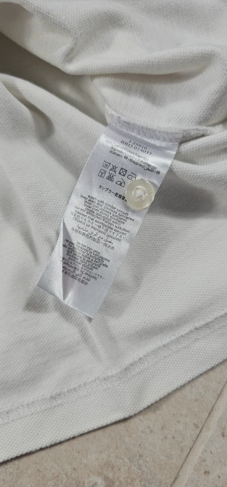 👕 Polo Hugo Boss blanc – Homme – Taille XS – Hugo Boss – taille XS 5
