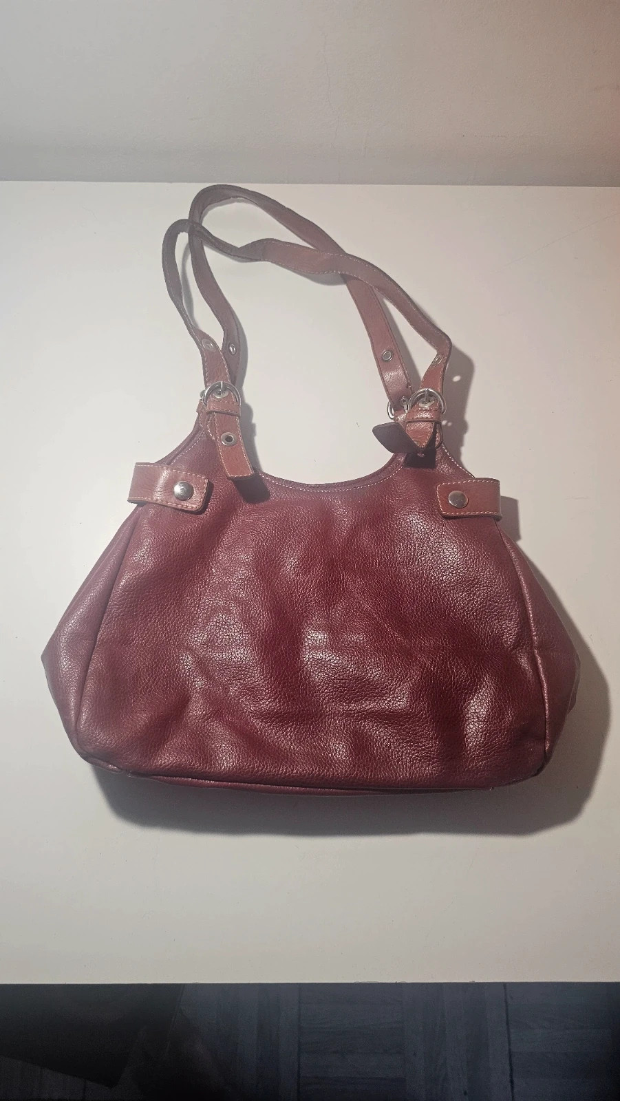 Sac à main Brezza femme rouge foncé/marron – Baby Brezza 2