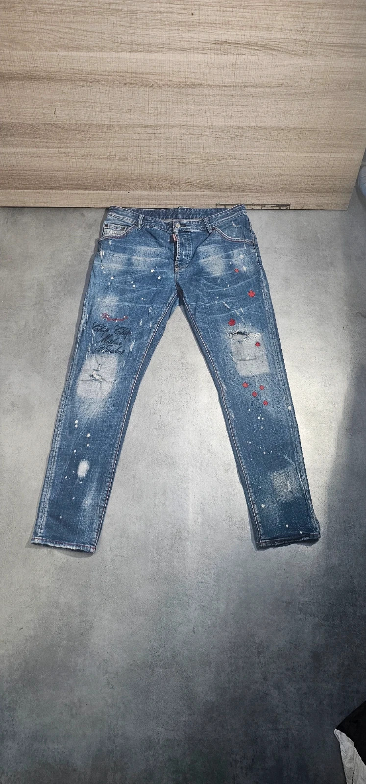 Jean Dsquared2 Effet Destroy, Abîmé, Délavé