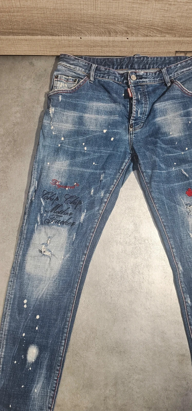 Jean Dsquared2 Effet Destroy, Abîmé, Délavé – Dsquared2 – taille W33 | FR 42 3