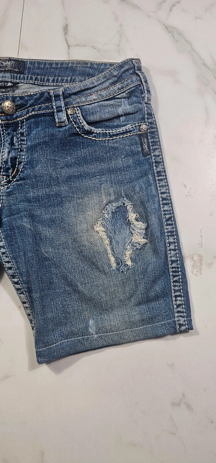 Short En Jean Silver Jeans Pour Homme – Silver Jeans – taille W33 | FR 42 5