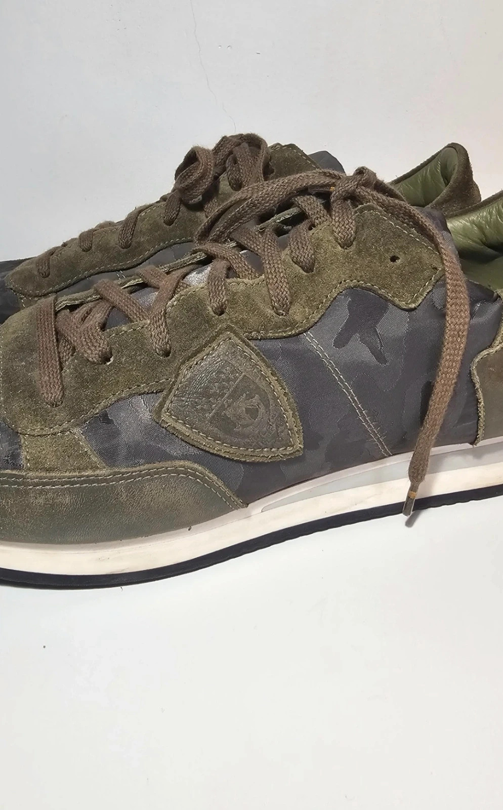 Sneackers/ Baskets Philip Model kaki/militaire ~44 – Philippe Model – taille 44 2