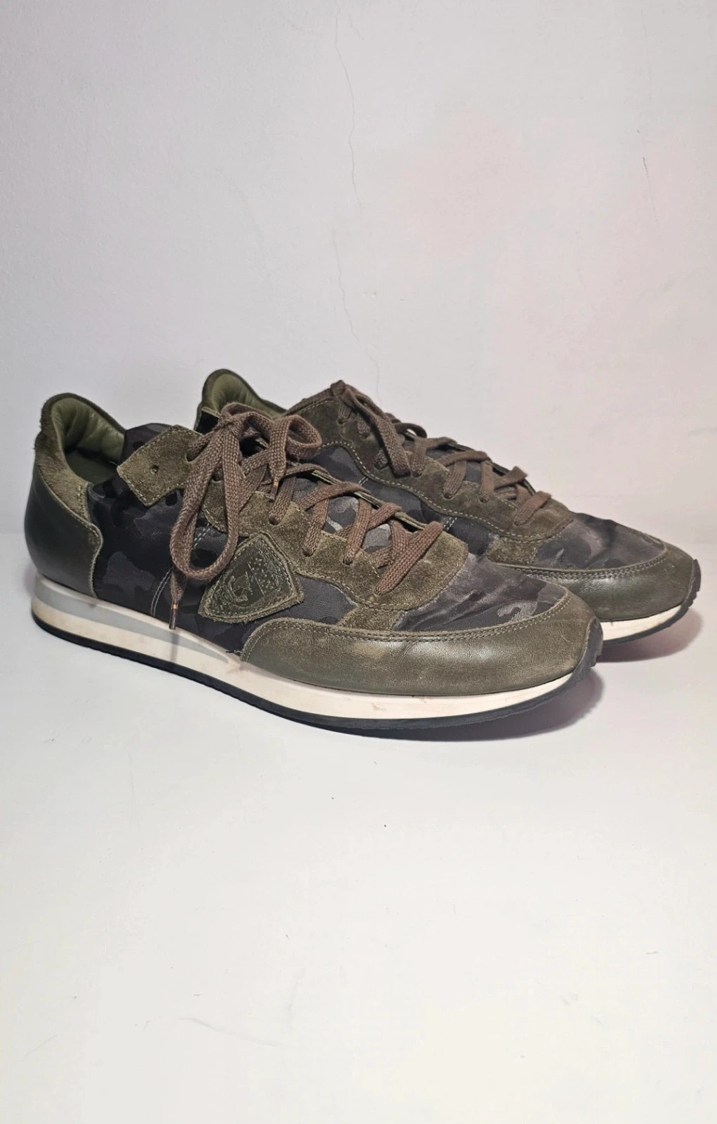 Sneackers/ Baskets Philip Model kaki/militaire ~44 – Philippe Model – taille 44 3