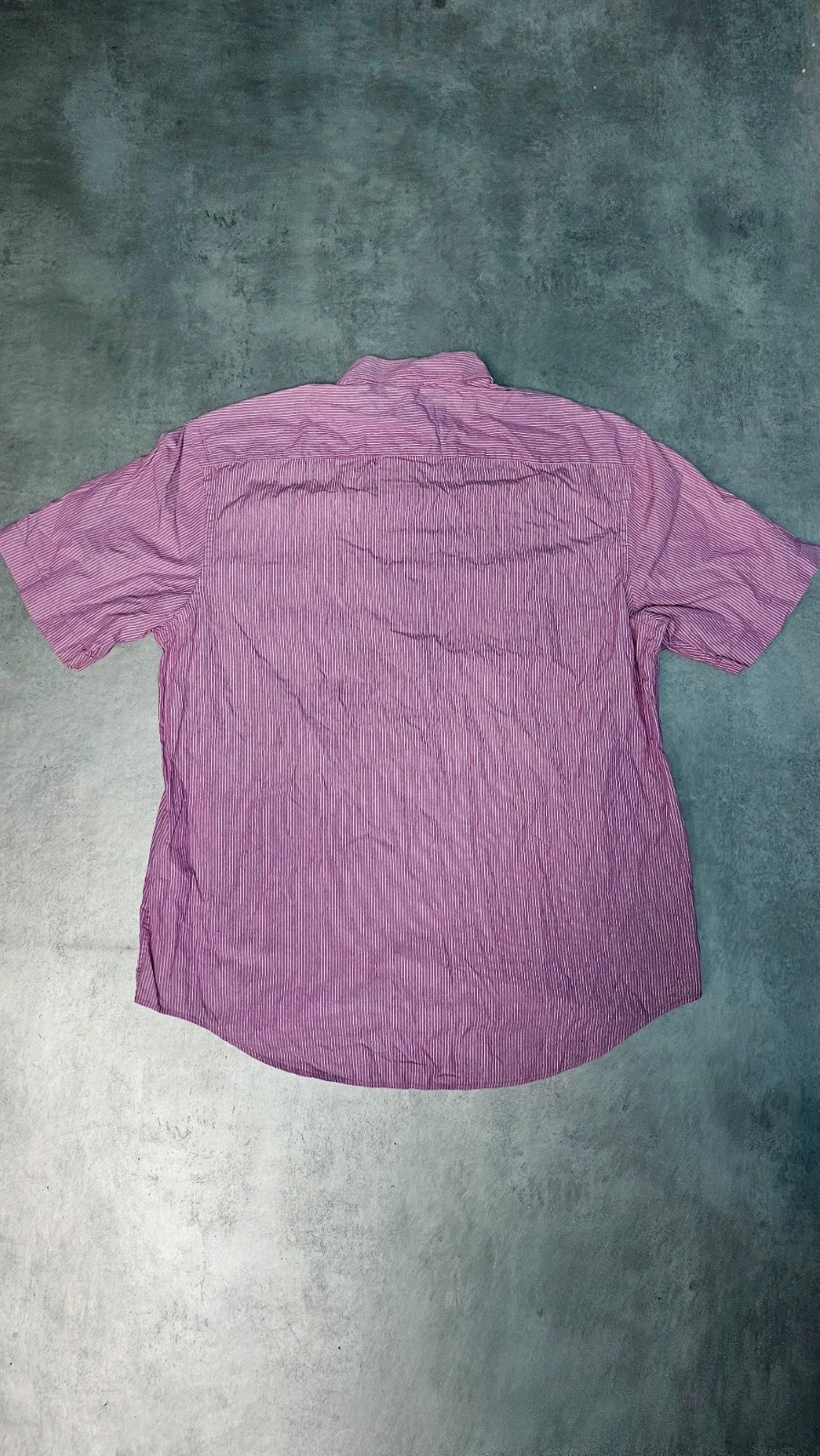 Chemise manches courtes à rayures rose et blanc Sergo blanco~XL – Serge Blanco – taille XL 2