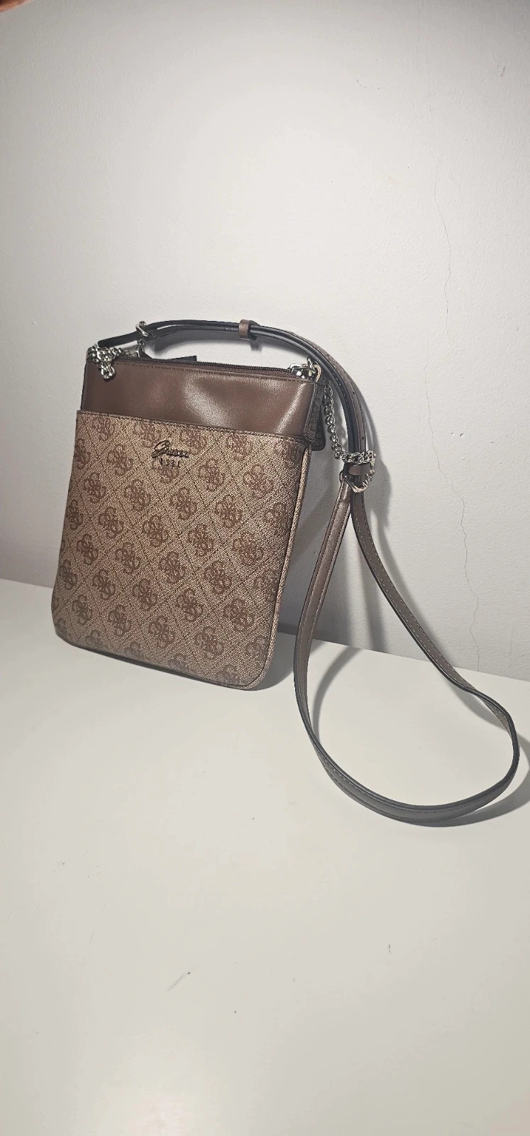 Sac à main Guess beige et marron 1981 femme – GUESS – taille Taille unique 2