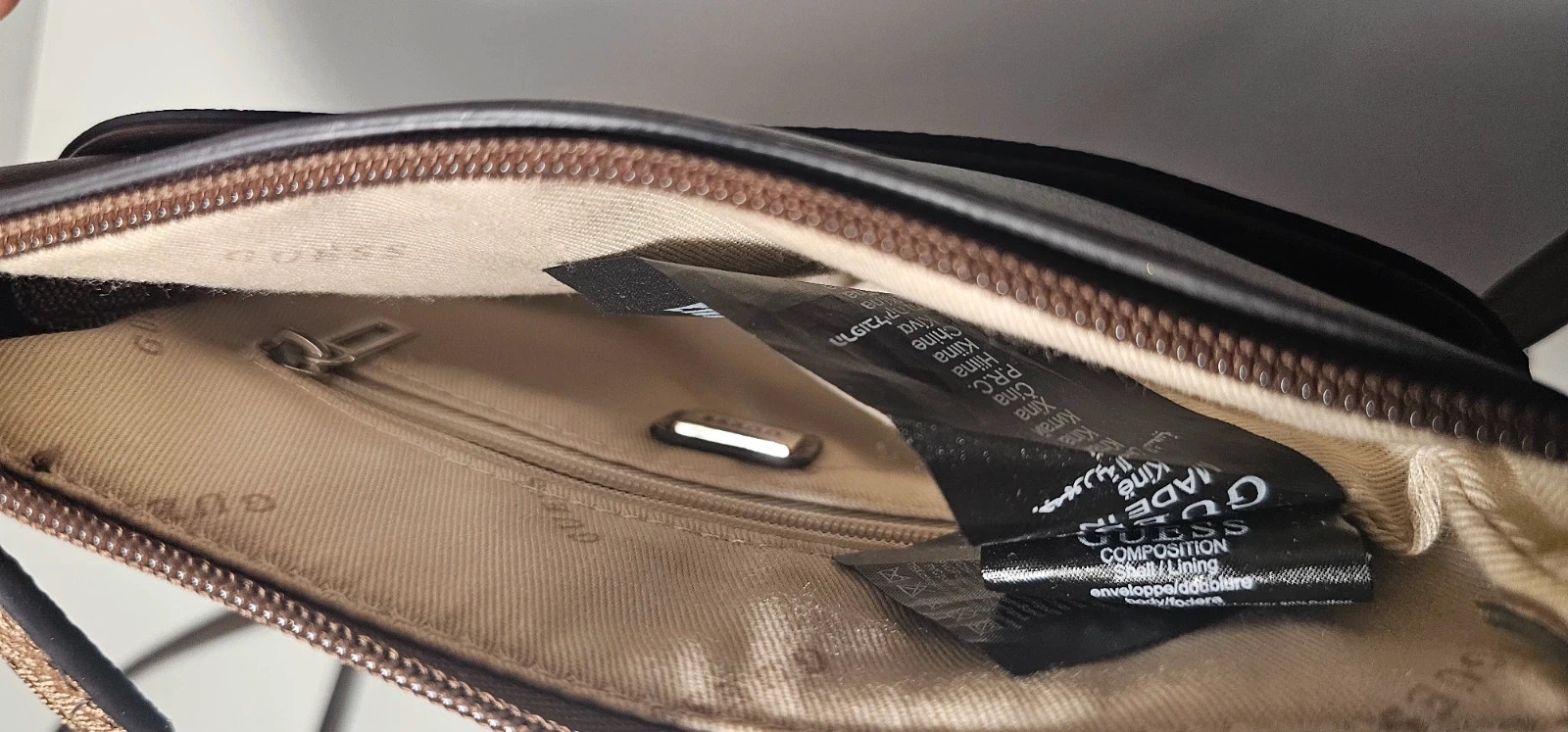 Sac à main Guess beige et marron 1981 femme – GUESS – taille Taille unique 6