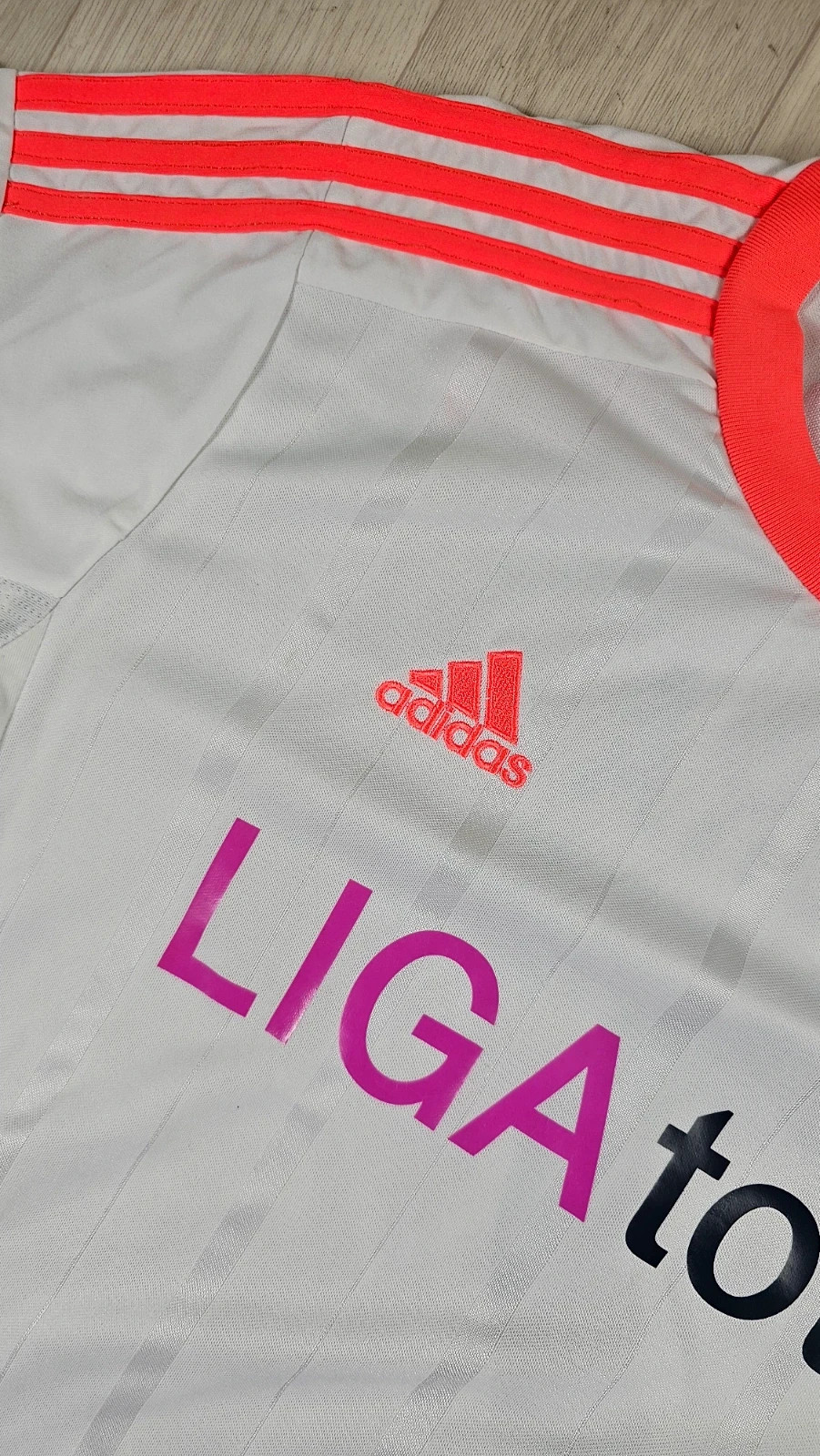 Maillot Bayern Munich 2012 2013 extérieur blanc orange Adidas M – adidas – taille M 4