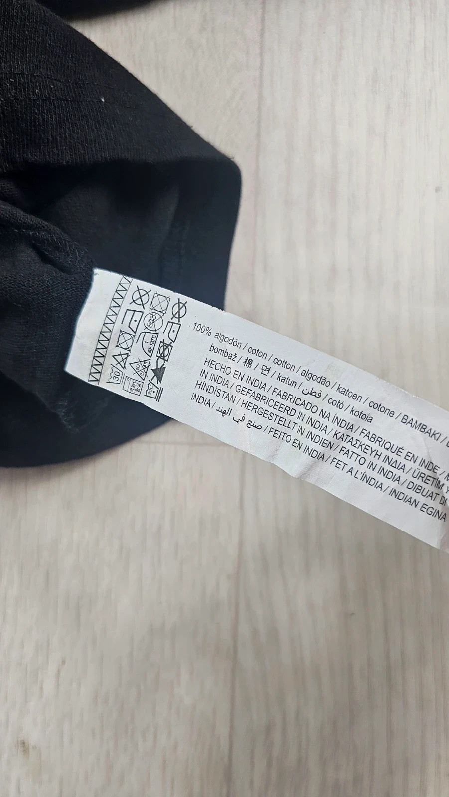 T-shirt Pull&Bear noir vintage homme S – Pull & Bear – taille S 4
