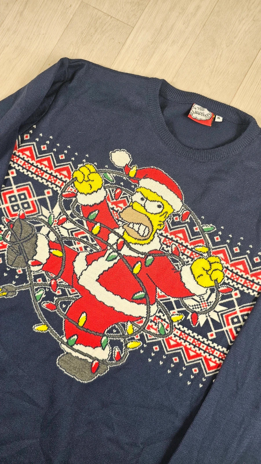 Pull de Noël Homer Simpsons Homme~ XL – The Simpsons – taille XL 4