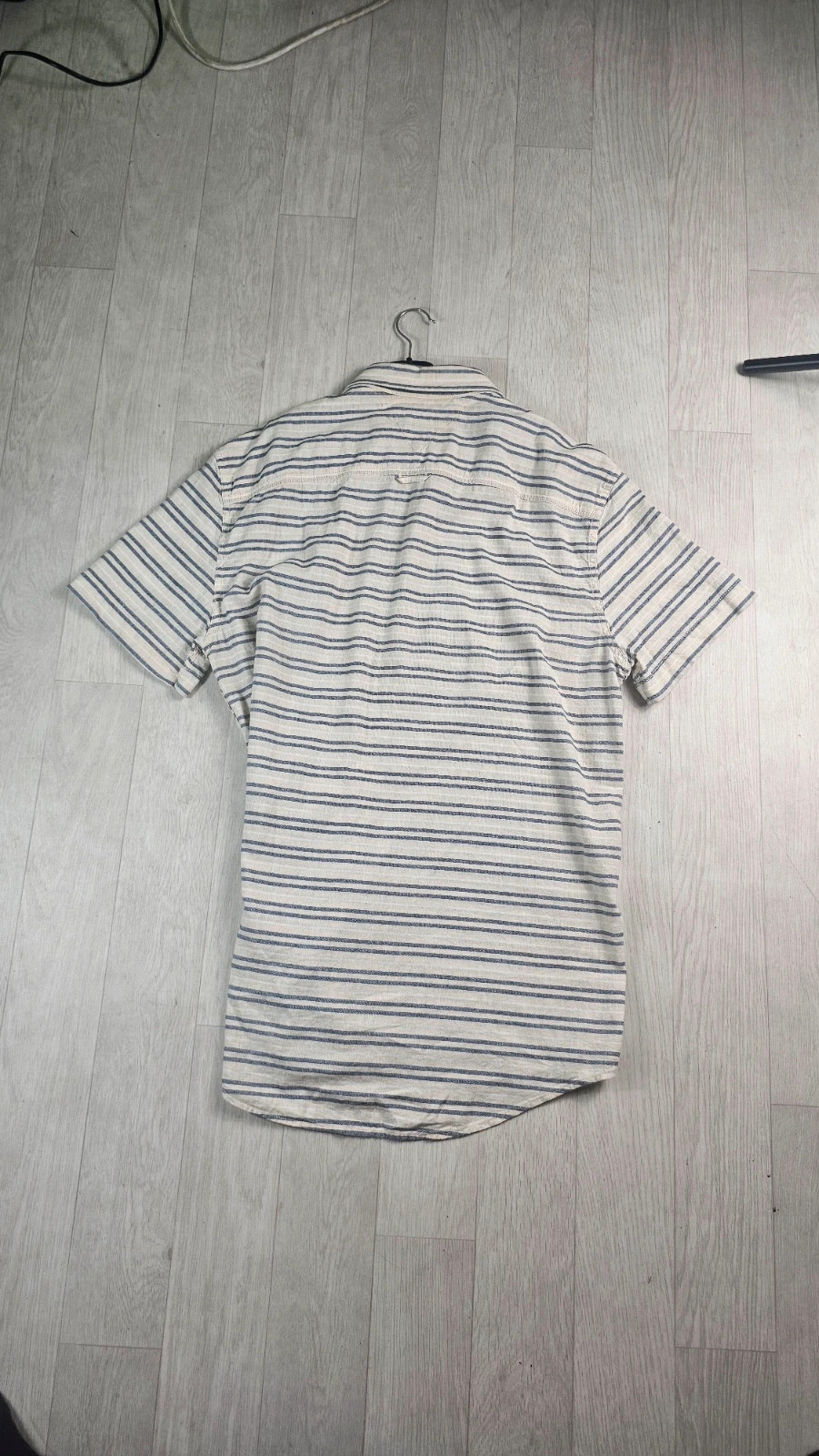 Chemise Eden Park beige à rayures homme M – Tommy Hilfiger – taille M 2