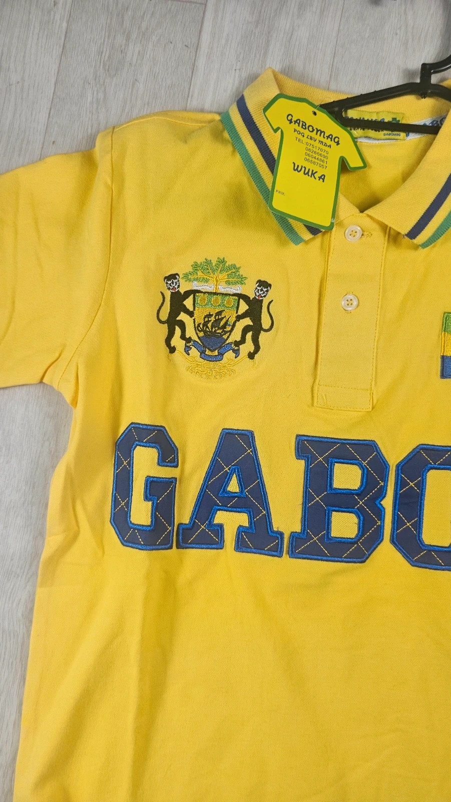 Maillot Gabon jaune neuf avec étiquette taille S – Vintage Dressing – taille S 3