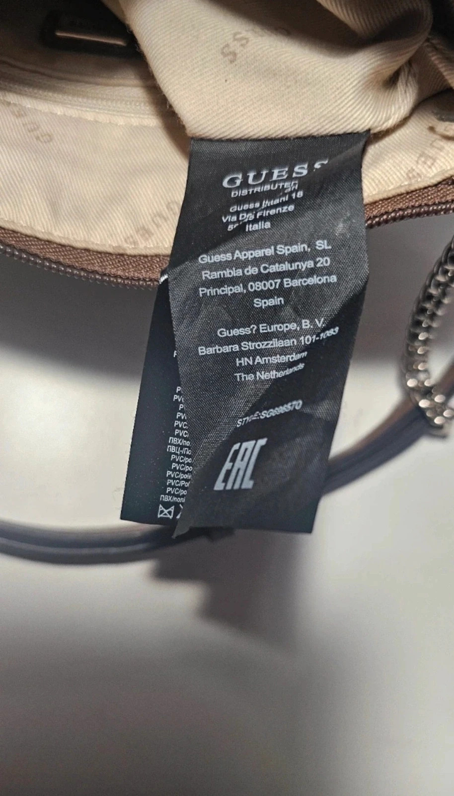 Sac à main Guess beige et marron 1981 femme – GUESS 4