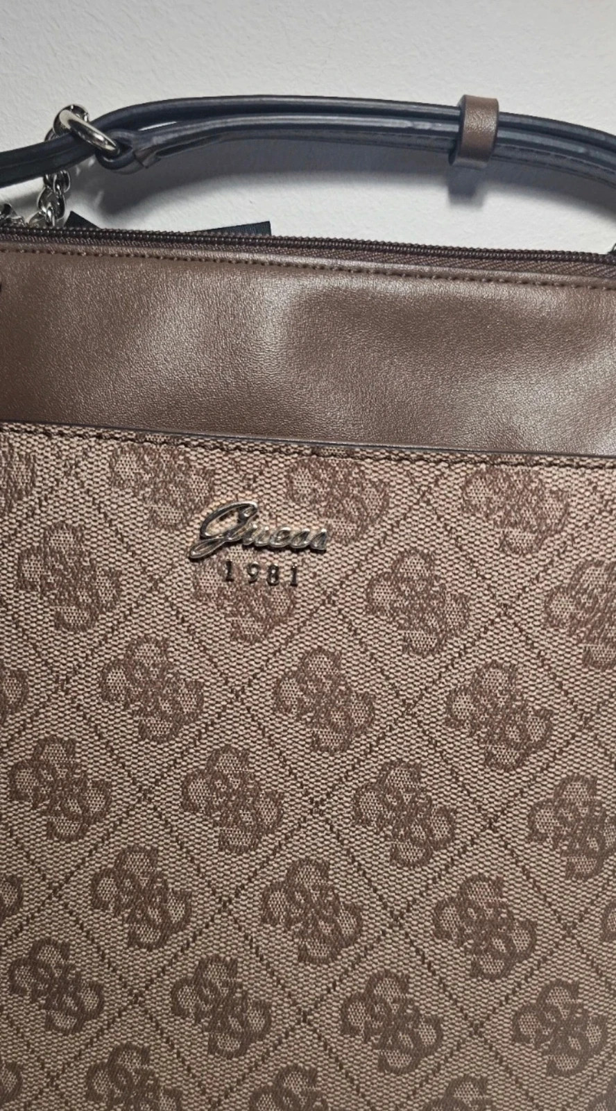 Sac à main Guess beige et marron 1981 femme – GUESS 5