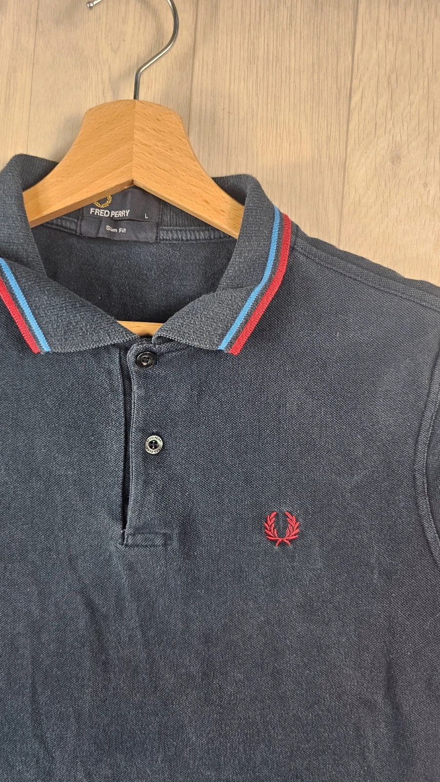 Polo Fred Perry bleu marine homme L – Fred Perry – taille L 4