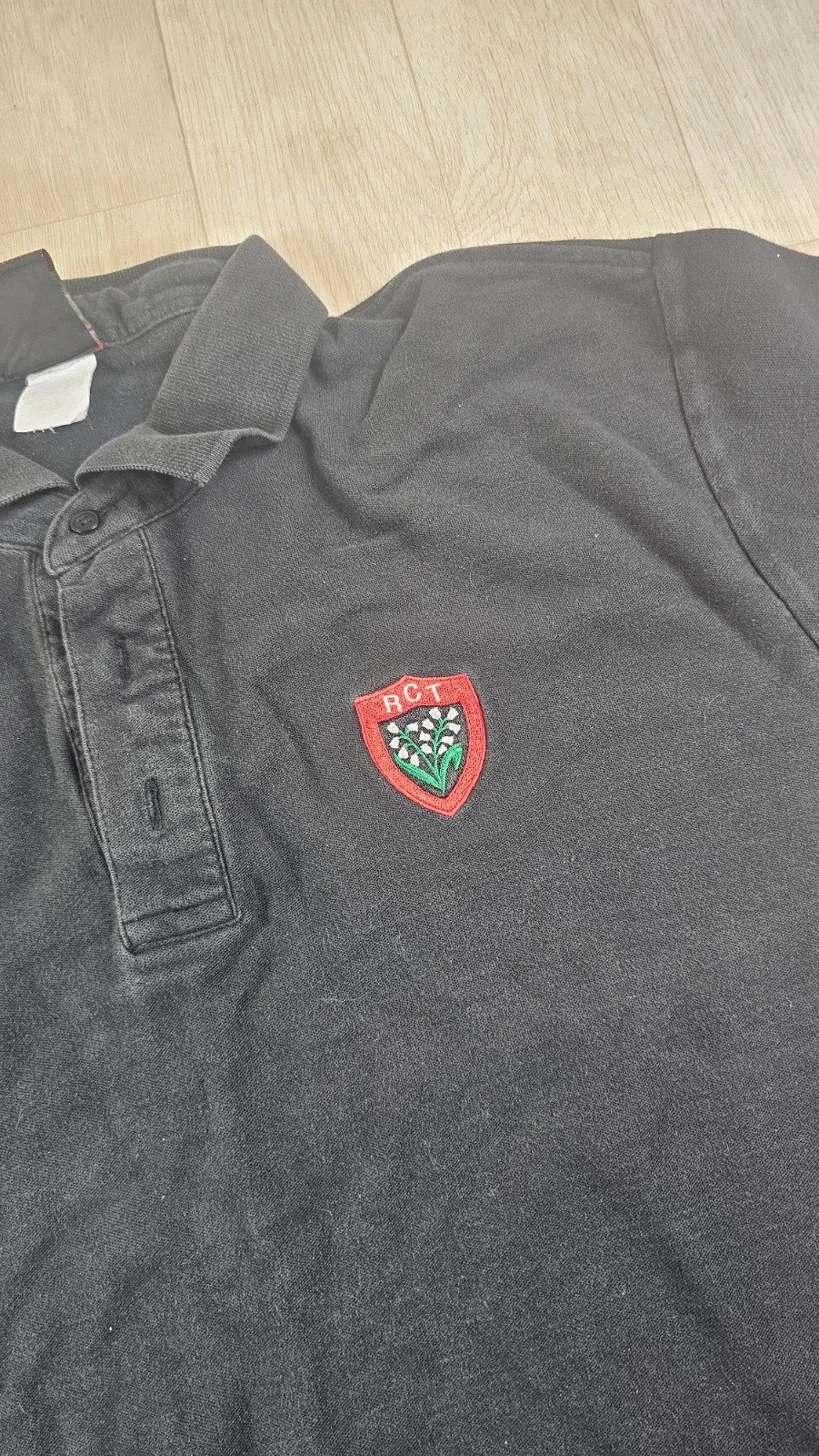 Polo RCT Toulon noir homme XL – rct – taille XL 3