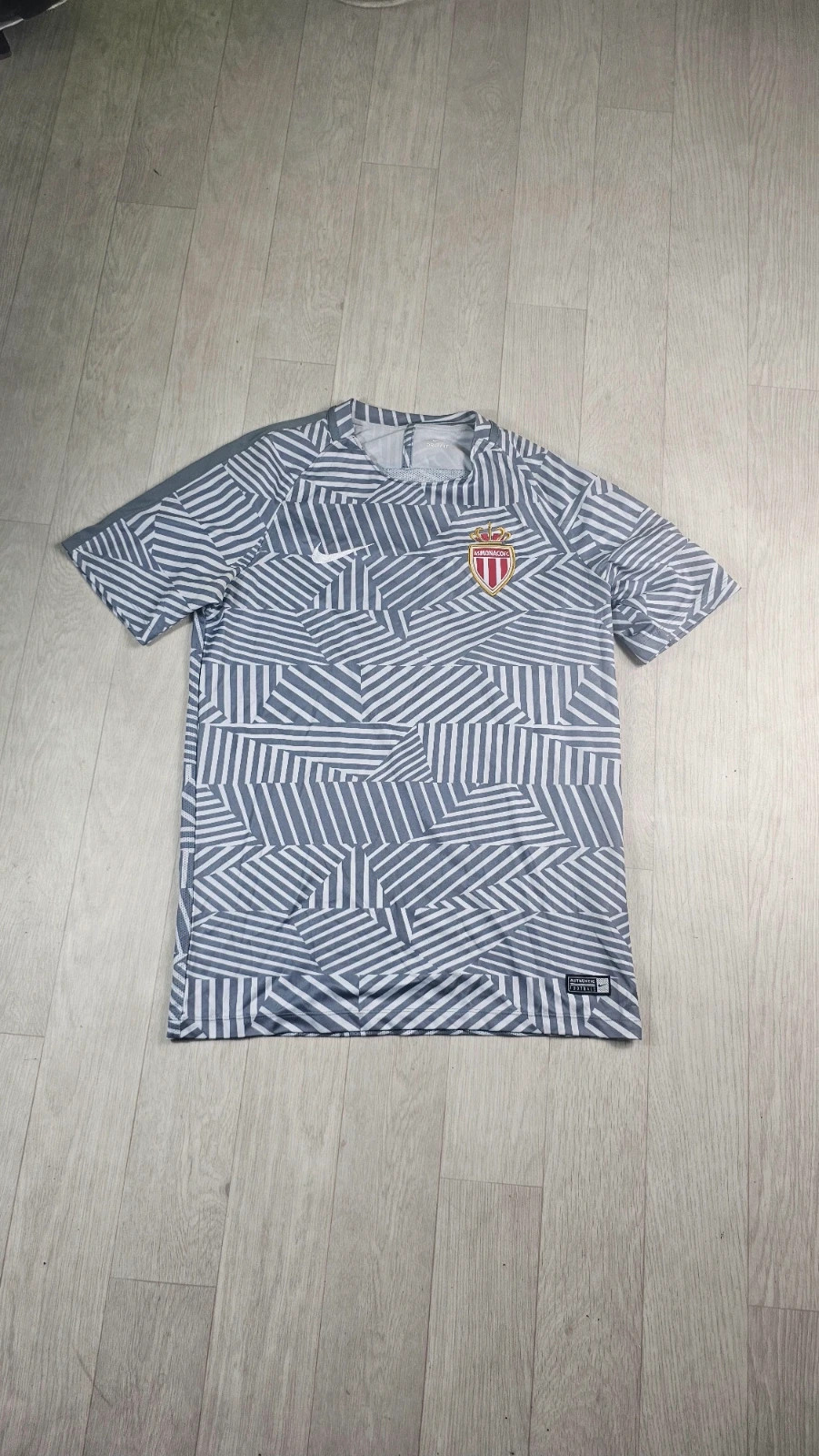 Maillot entraînement AS Monaco 2016-2017 gris Nike M – Nike – taille M