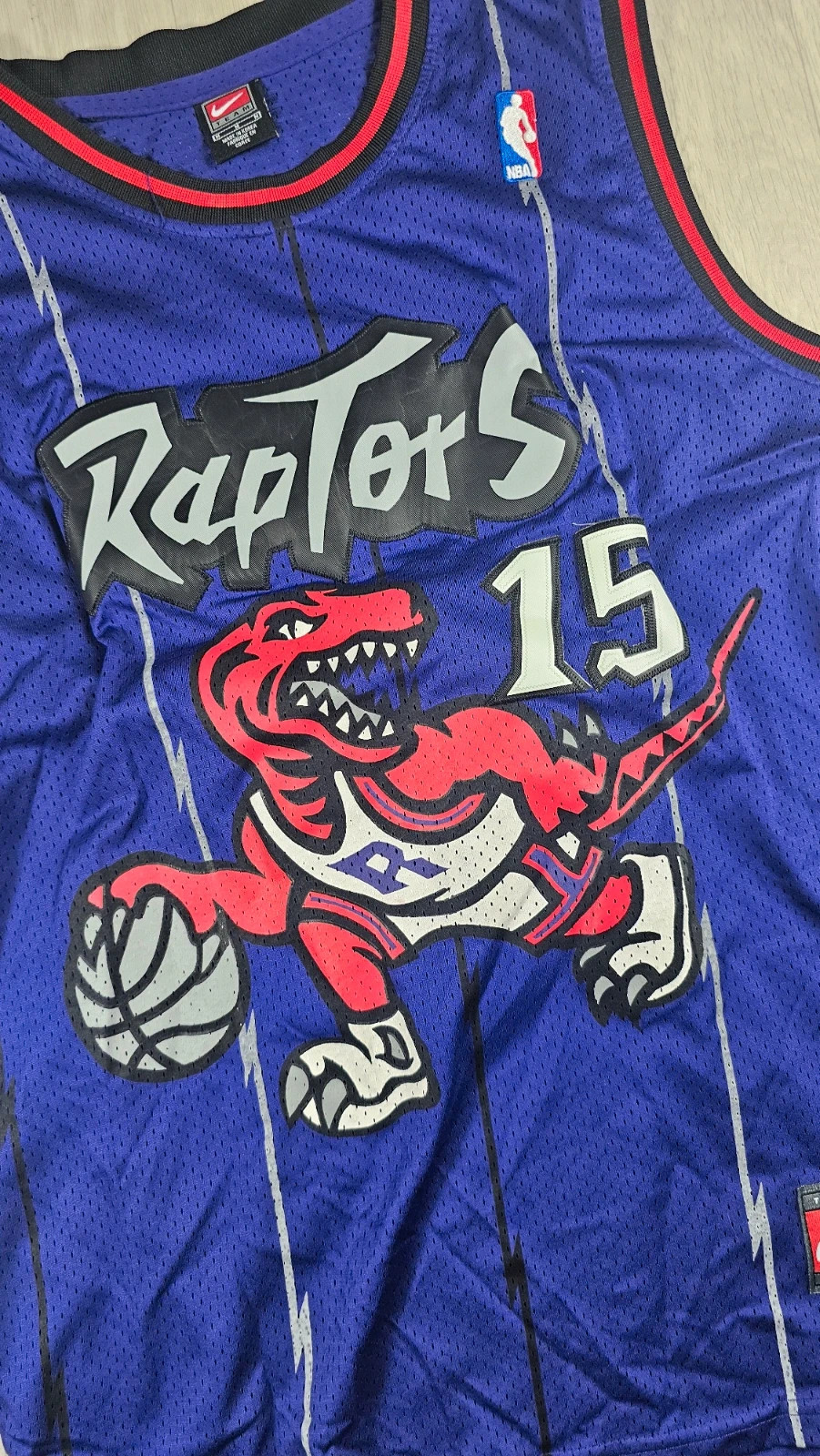 Maillot NBA Vince Carter #15 Toronto Raptors Nike M – Nike – taille M 3